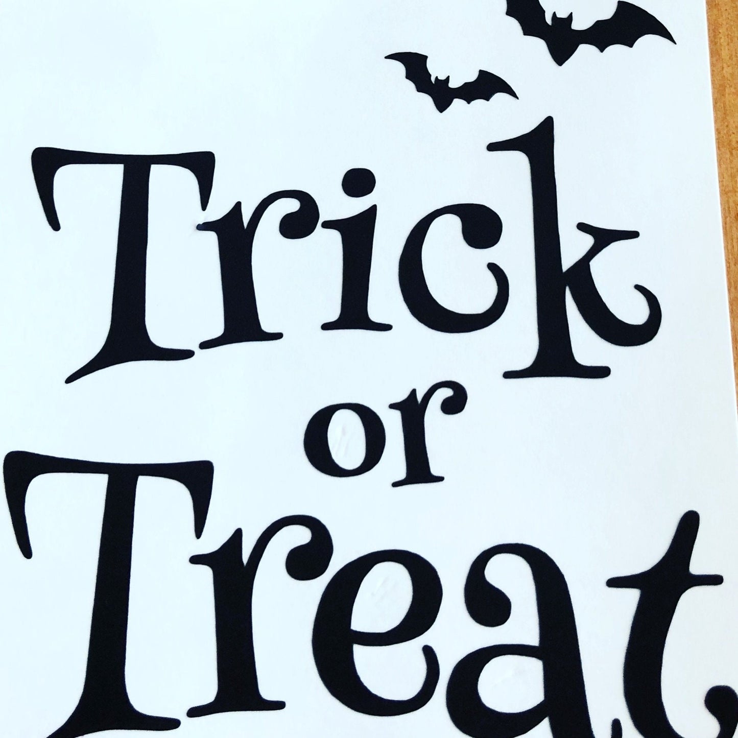 Trick Or Treat Halloween Vinyl Decal Sticker  - Happy Halloween Stickers