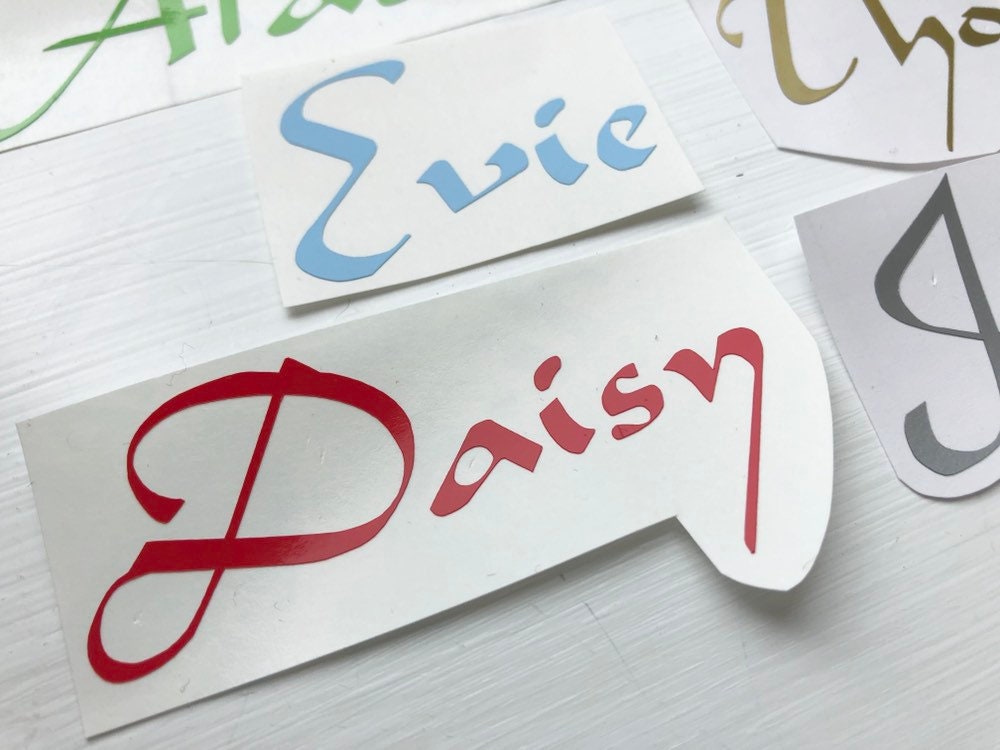 Personalised Vinyl Decal Stickers