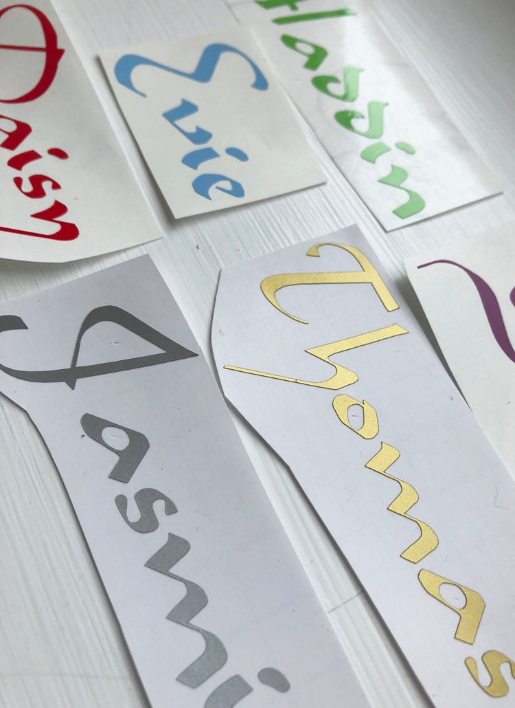 Personalised Vinyl Decal Stickers