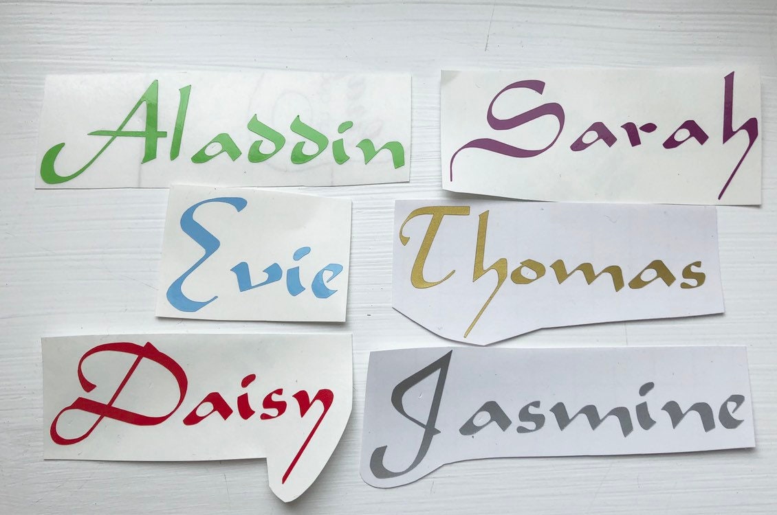 Personalised Vinyl Decal Stickers