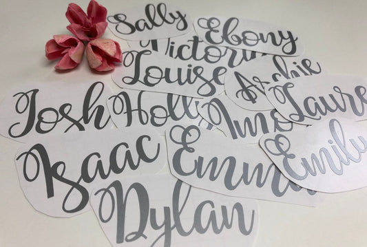 Personalised Wedding Vinyl Decal Stickers