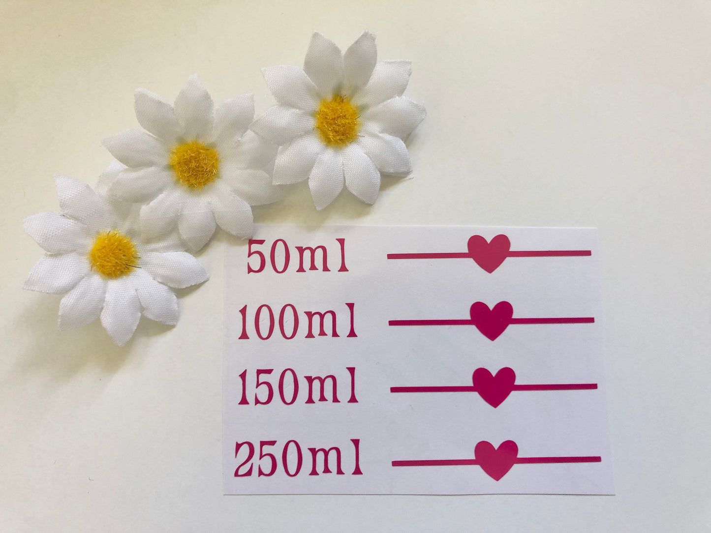 Personalised Milk Measurement Vinyl Decal Sticker