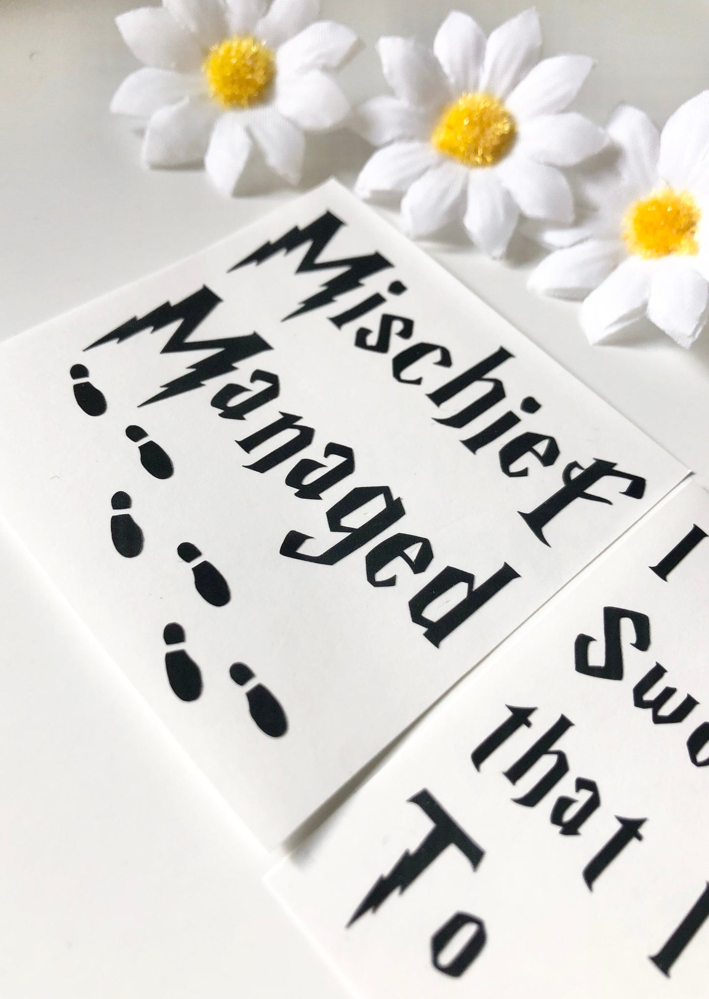 I Solemnly Swear That I Am Up To No Good. Pk Of 2 Vinyl Decal Sticker