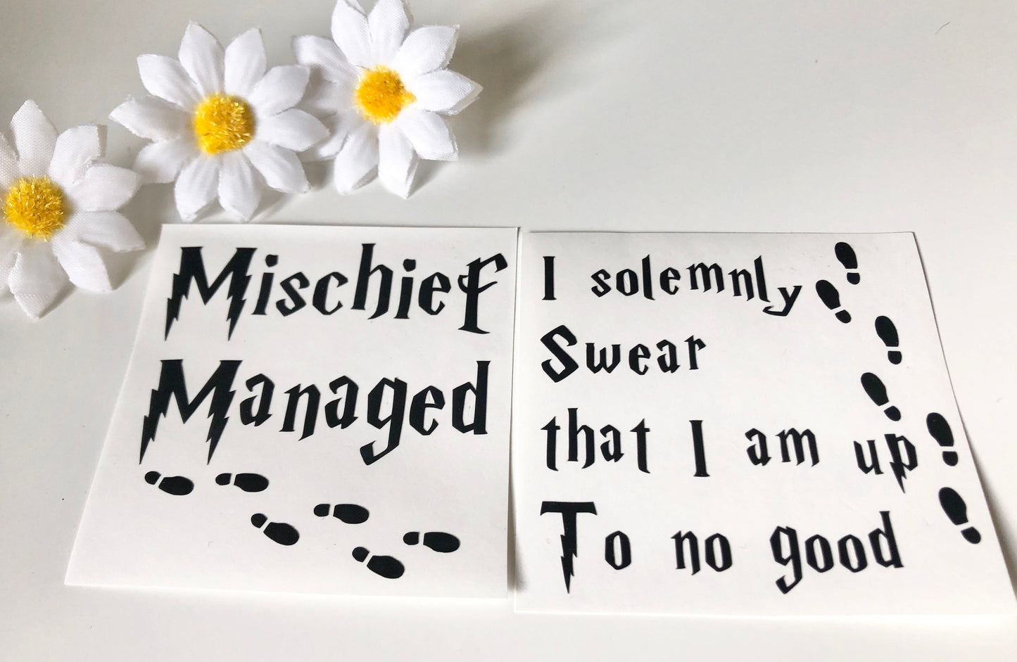 I Solemnly Swear That I Am Up To No Good. Pk Of 2 Vinyl Decal Sticker