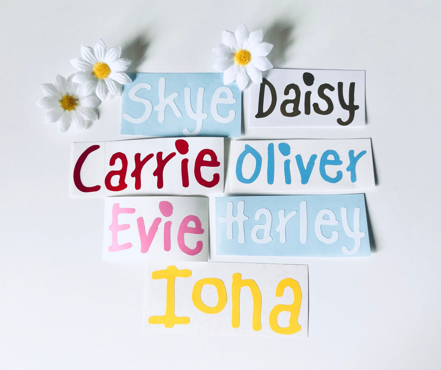 Personalised SMALL Vinyl Decal Stickers