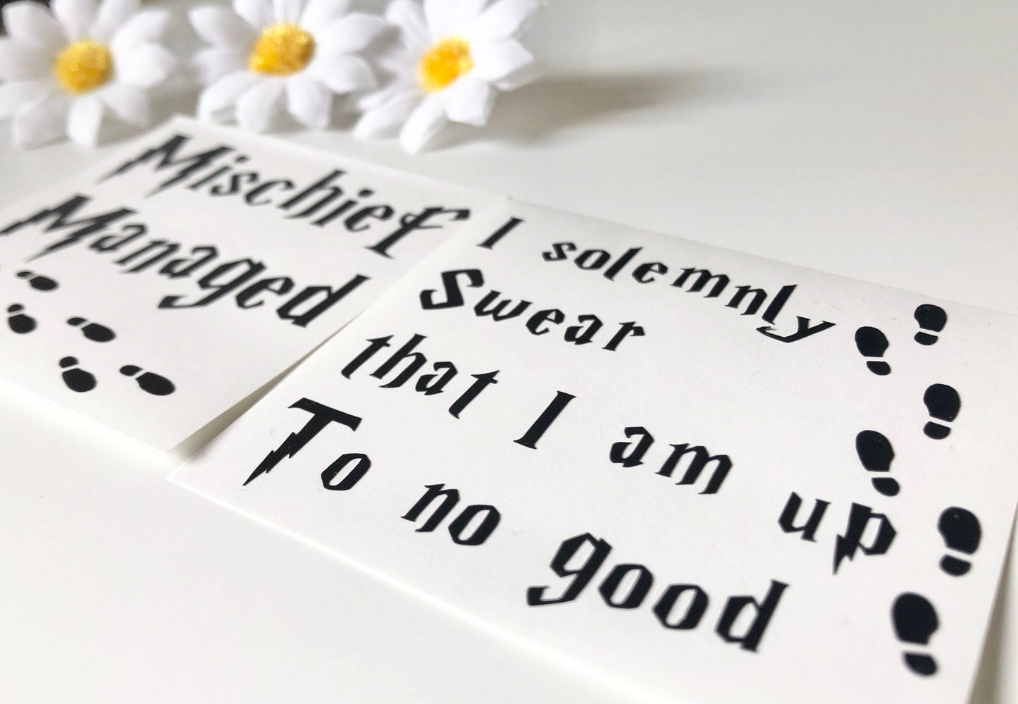 I Solemnly Swear That I Am Up To No Good. Pk Of 2 Vinyl Decal Sticker