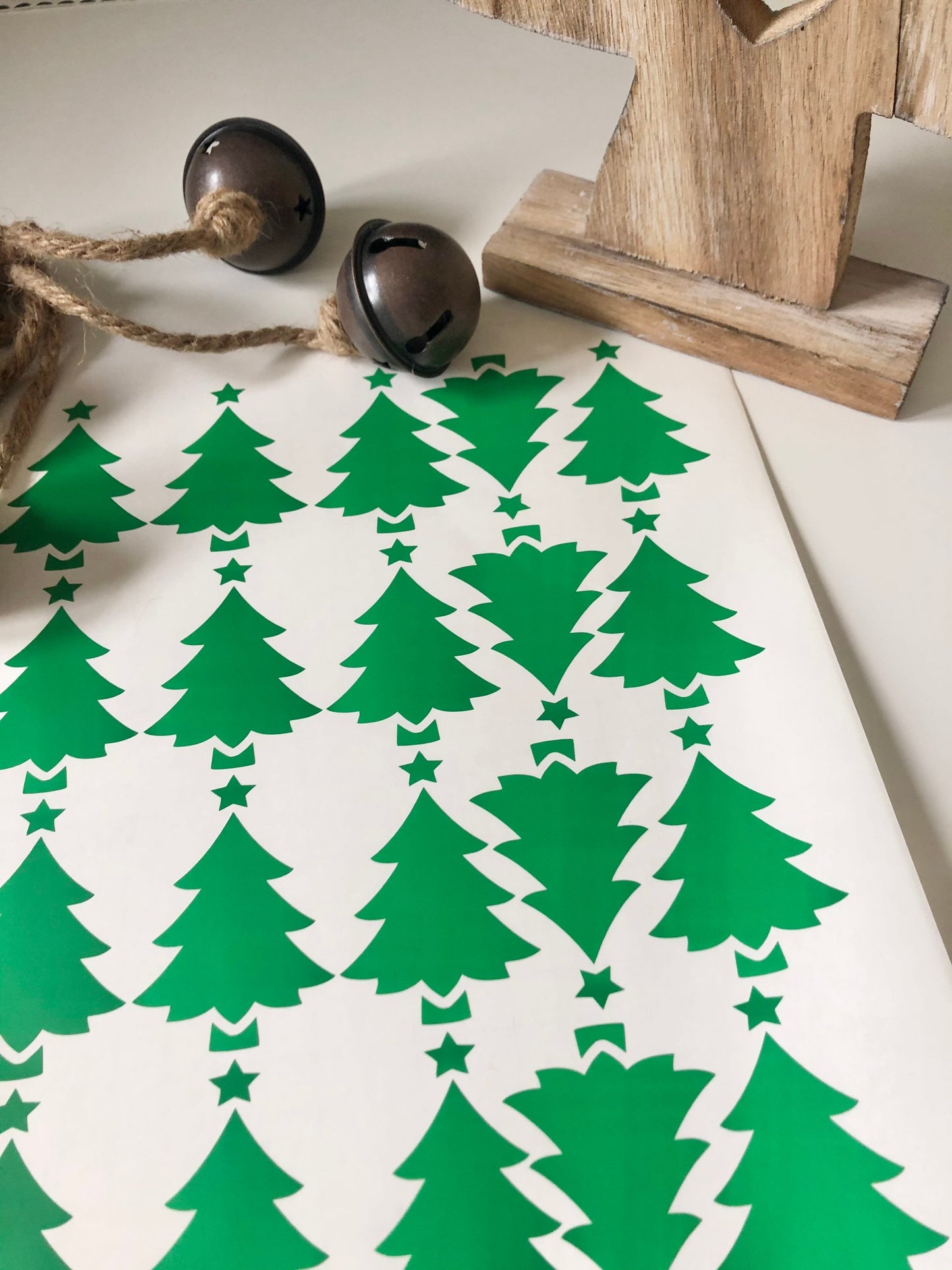 A4 Sheet Of Christmas Tree Vinyl Decal Sticker