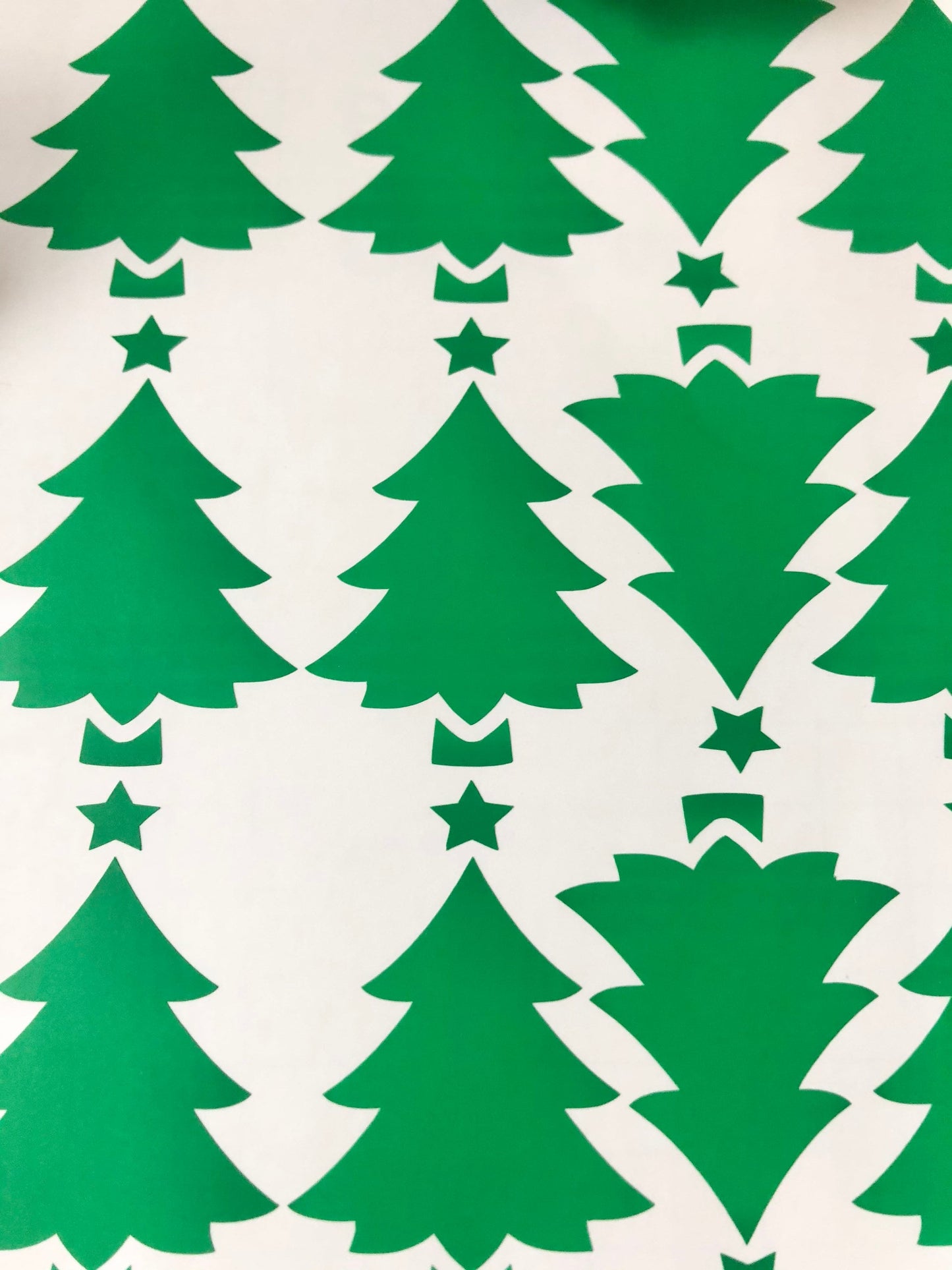 A4 Sheet Of Christmas Tree Vinyl Decal Sticker