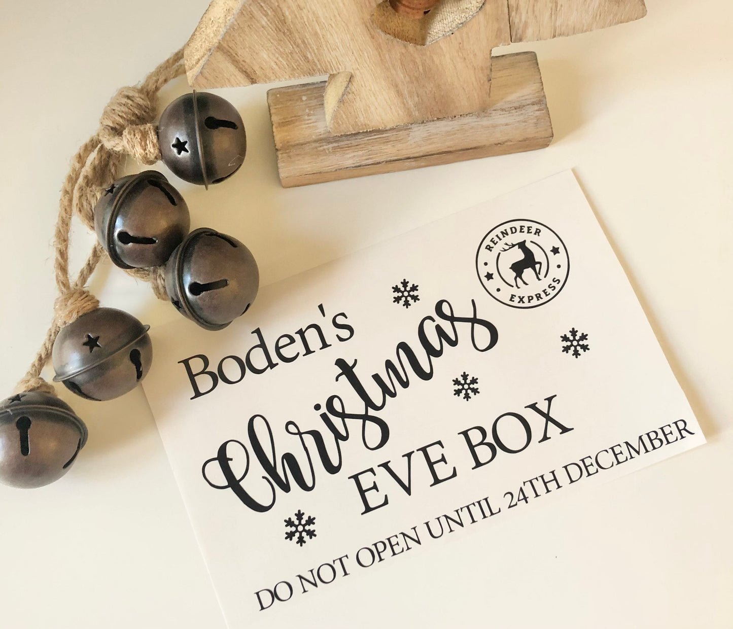 Christmas Eve Box Vinyl Decal Sticker