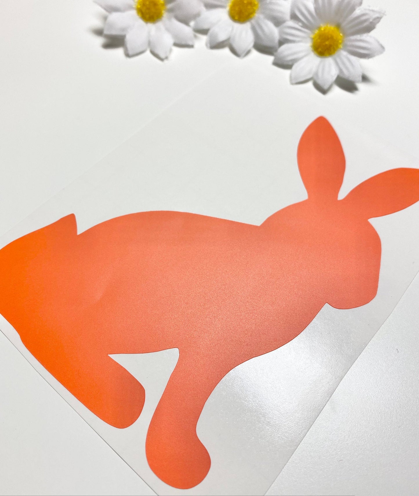 Large Easter Bunny Vinyl Decal Sticker