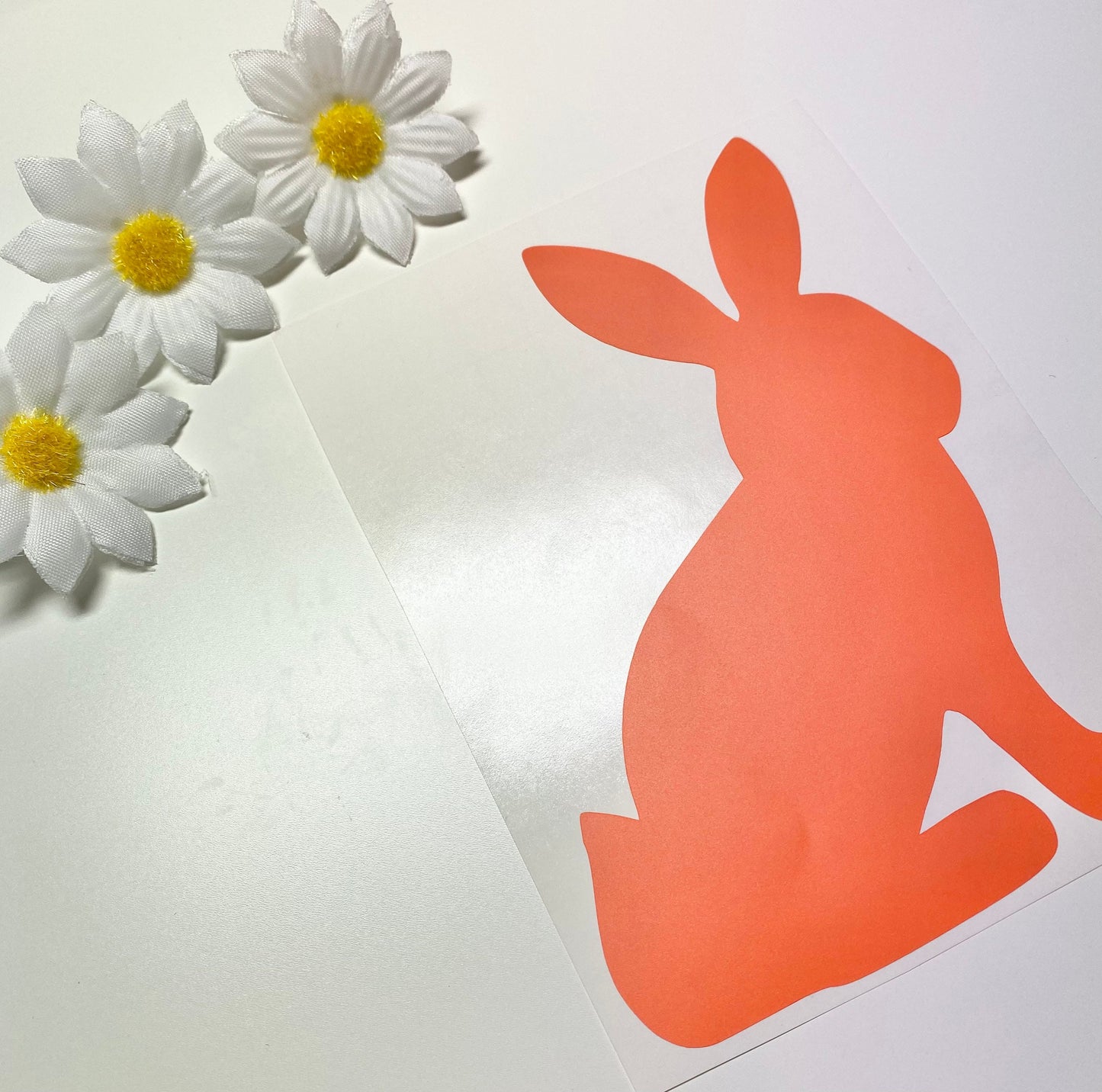 Large Easter Bunny Vinyl Decal Sticker