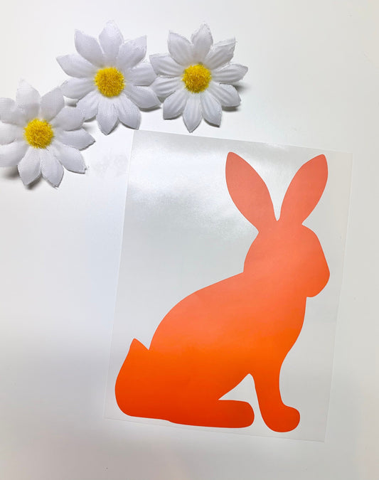 Large Easter Bunny Vinyl Decal Sticker