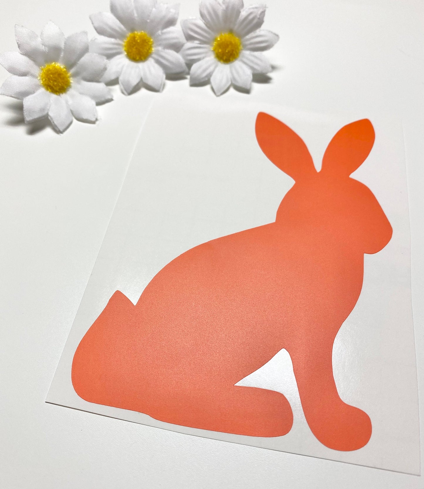 Large Easter Bunny Vinyl Decal Sticker