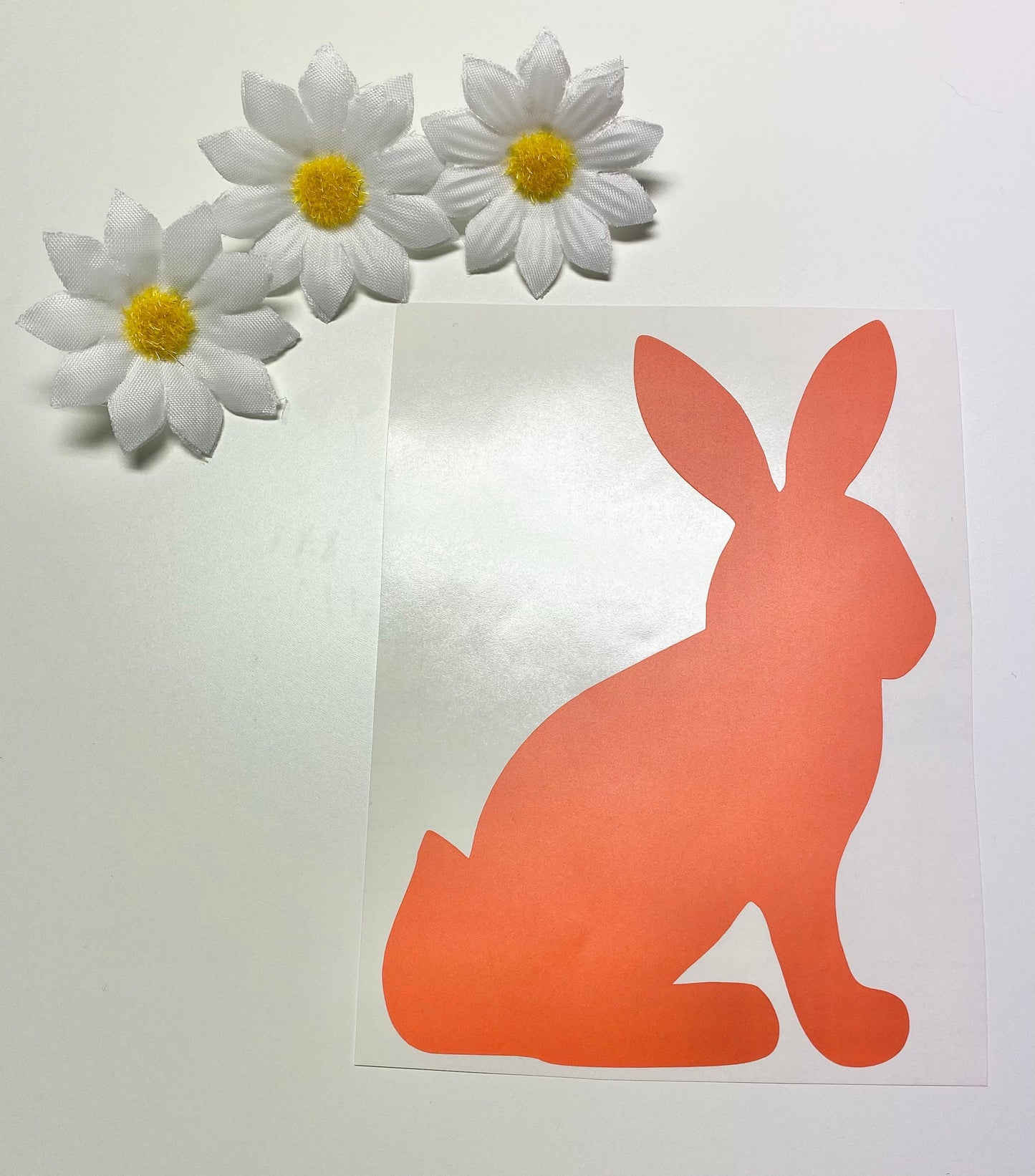 Large Easter Bunny Vinyl Decal Sticker