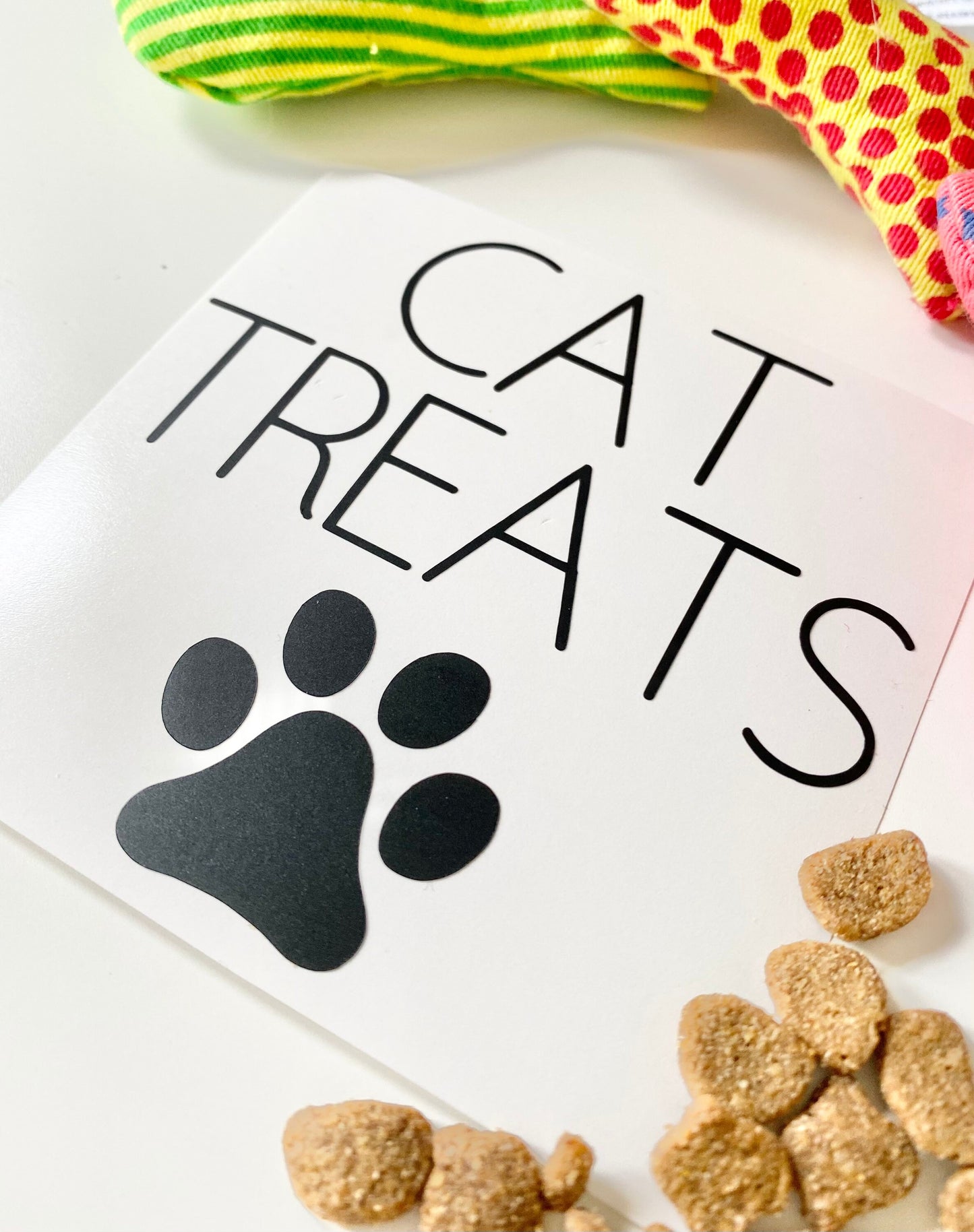 Pet Food Storage Vinyl Decal Stickers