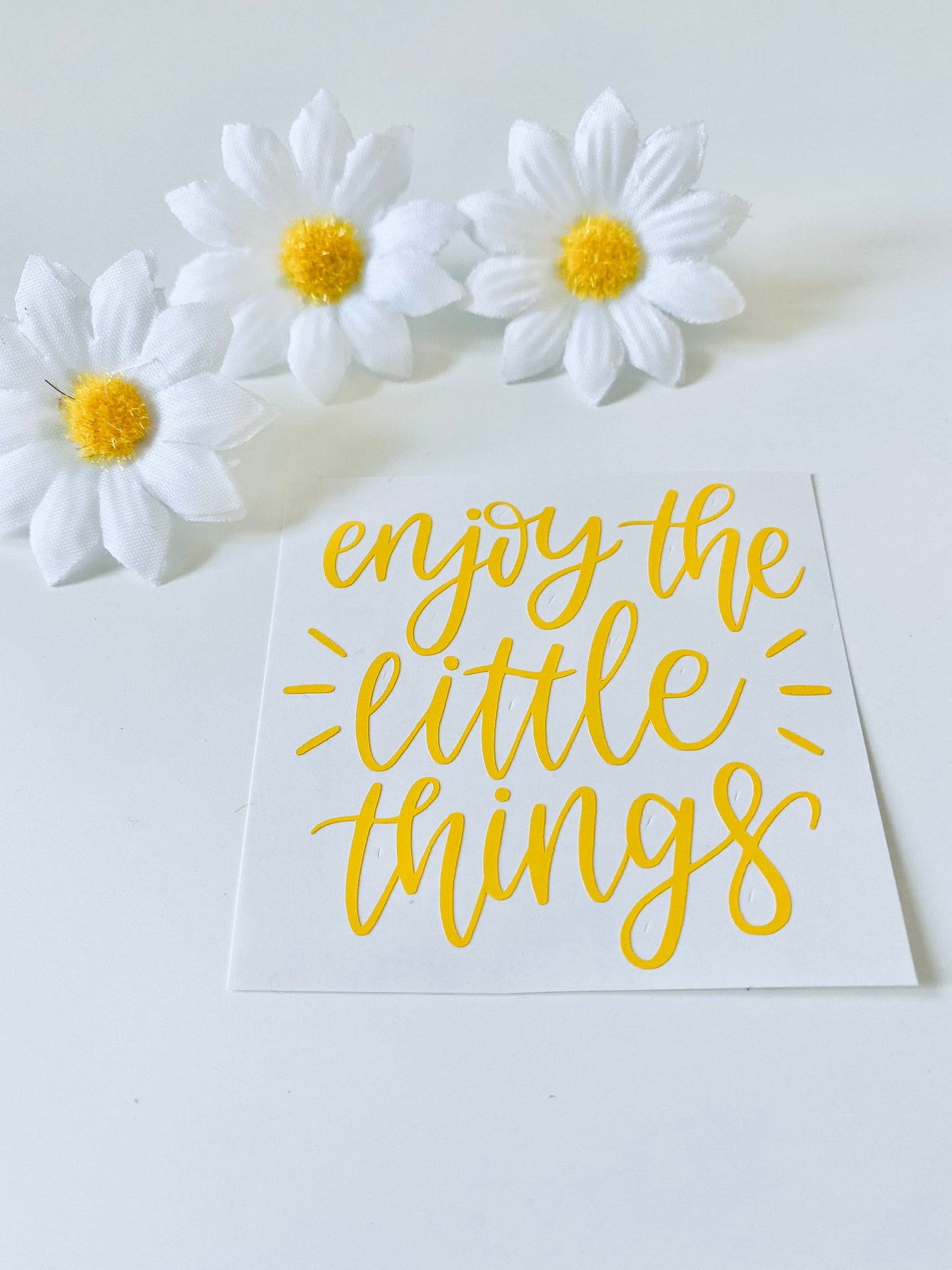 Enjoy The Little Things Vinyl Decal Sticker