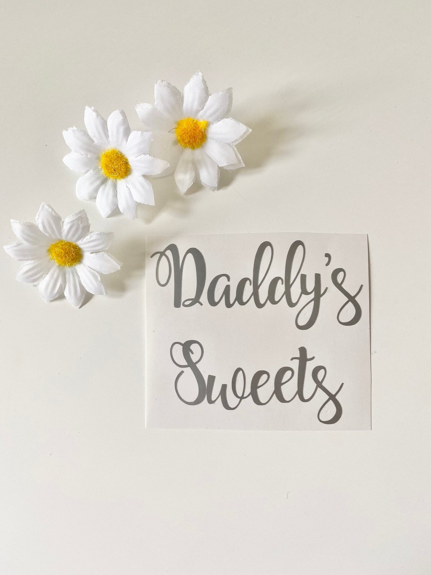 Father's Day - Daddy Sweets- Vinyl Decal Stickers