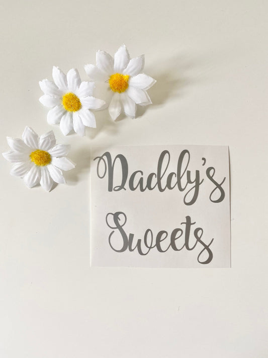 Father's Day - Daddy Sweets- Vinyl Decal Stickers