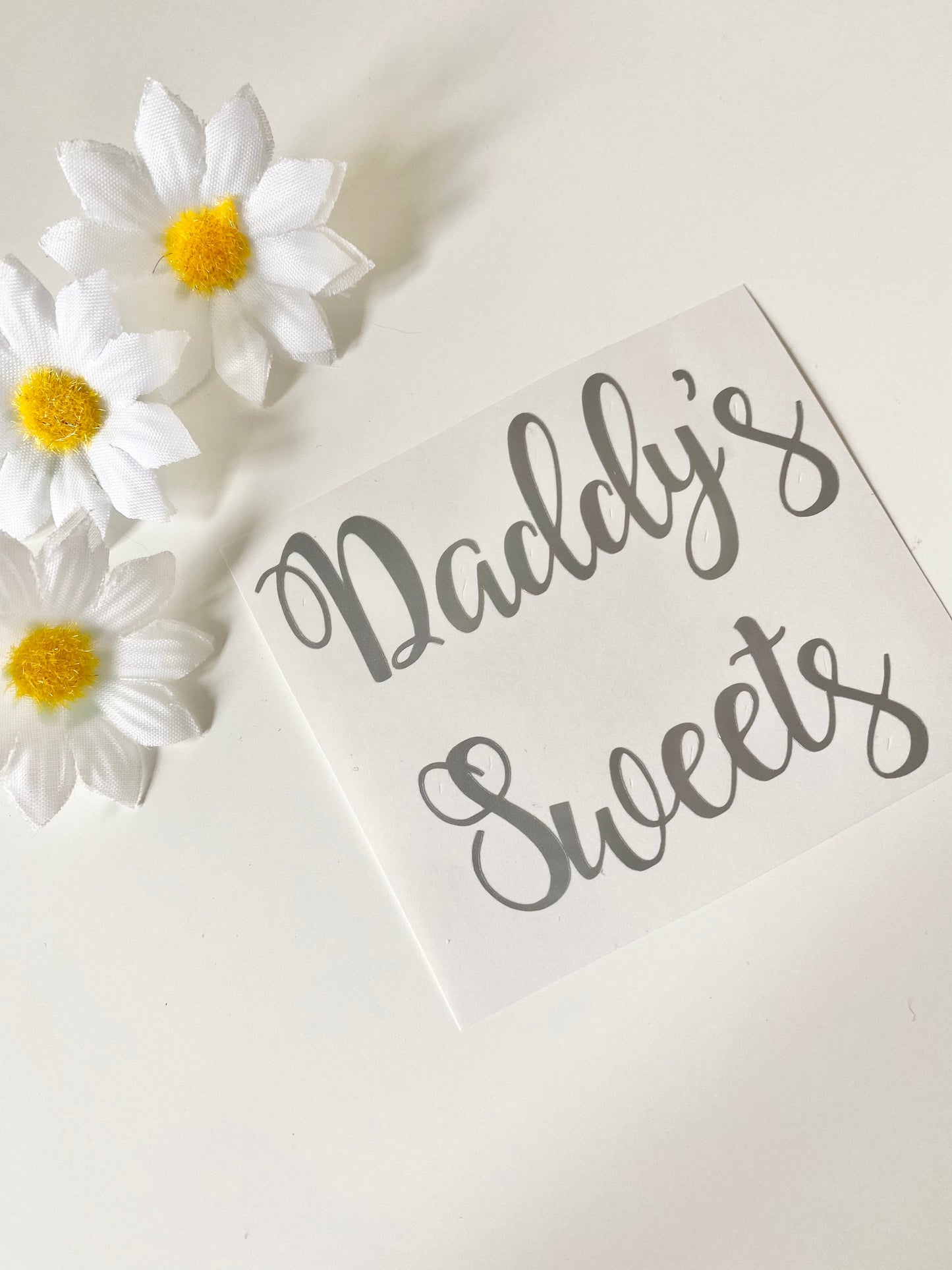 Father's Day - Daddy Sweets- Vinyl Decal Stickers