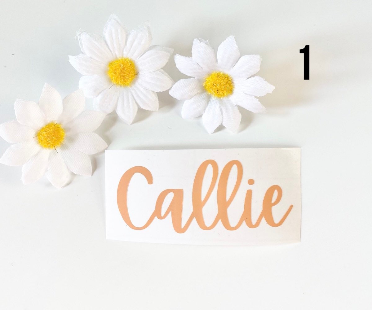 Personalised SMALL Vinyl Decal Stickers