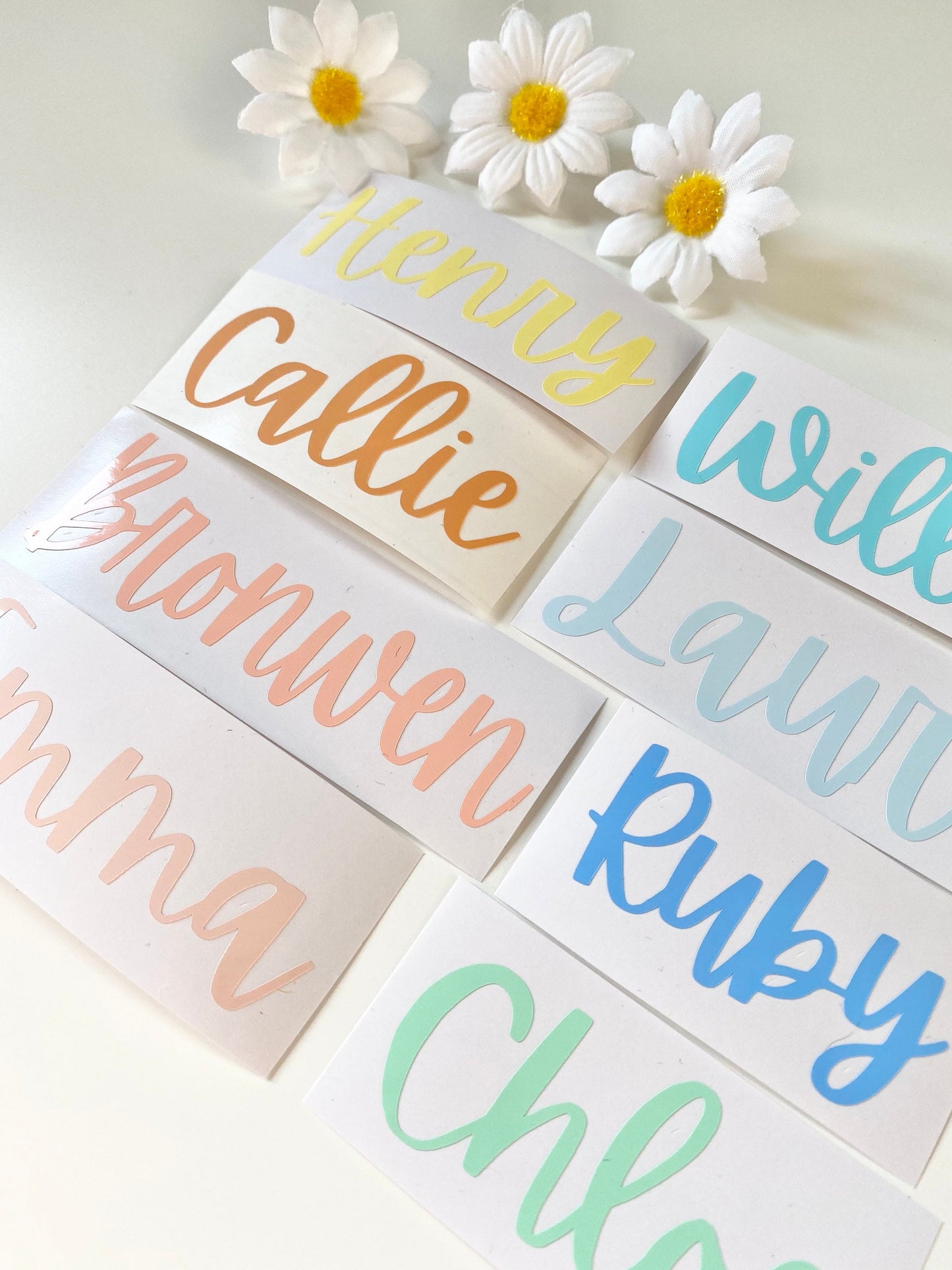 Personalised SMALL Vinyl Decal Stickers