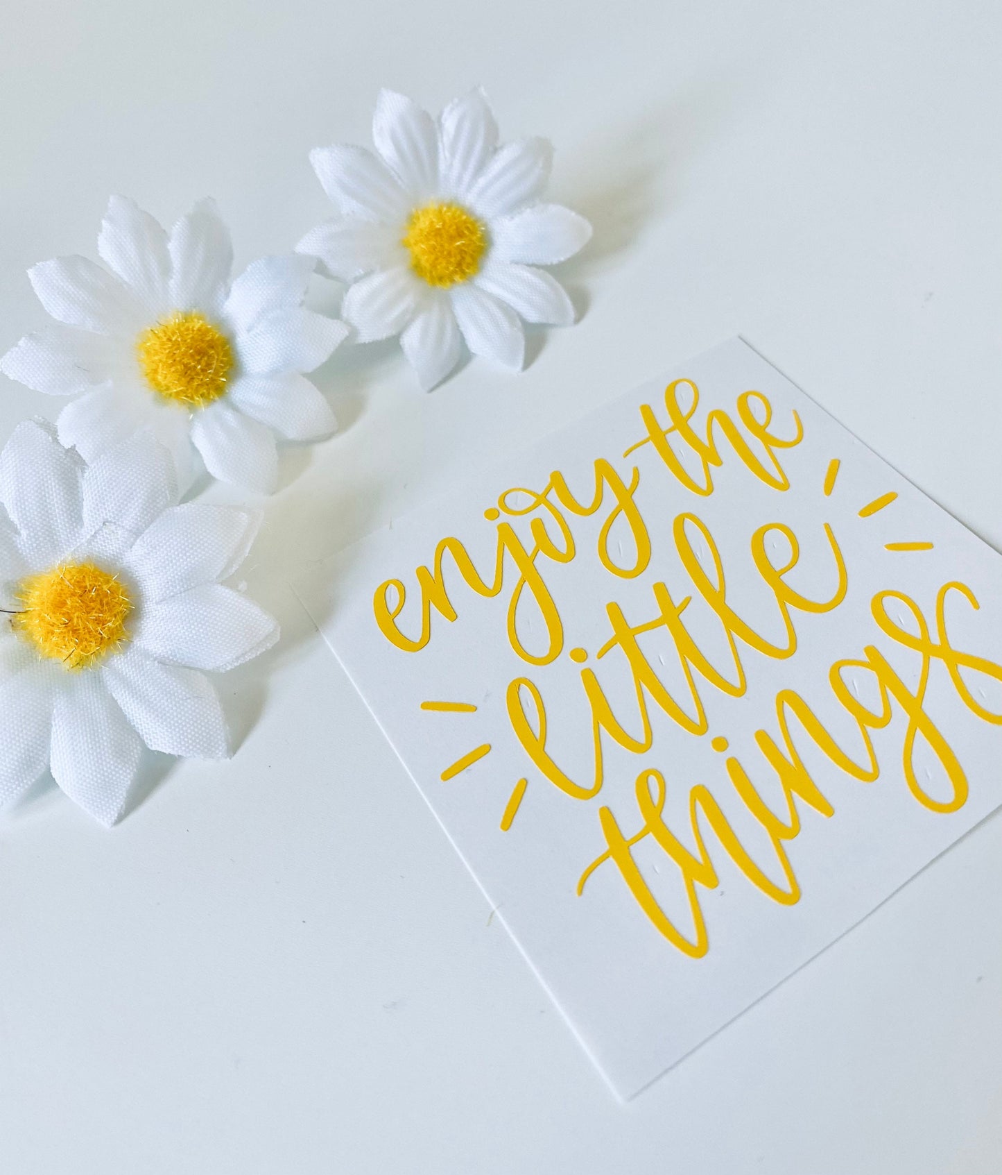 Enjoy The Little Things Vinyl Decal Sticker