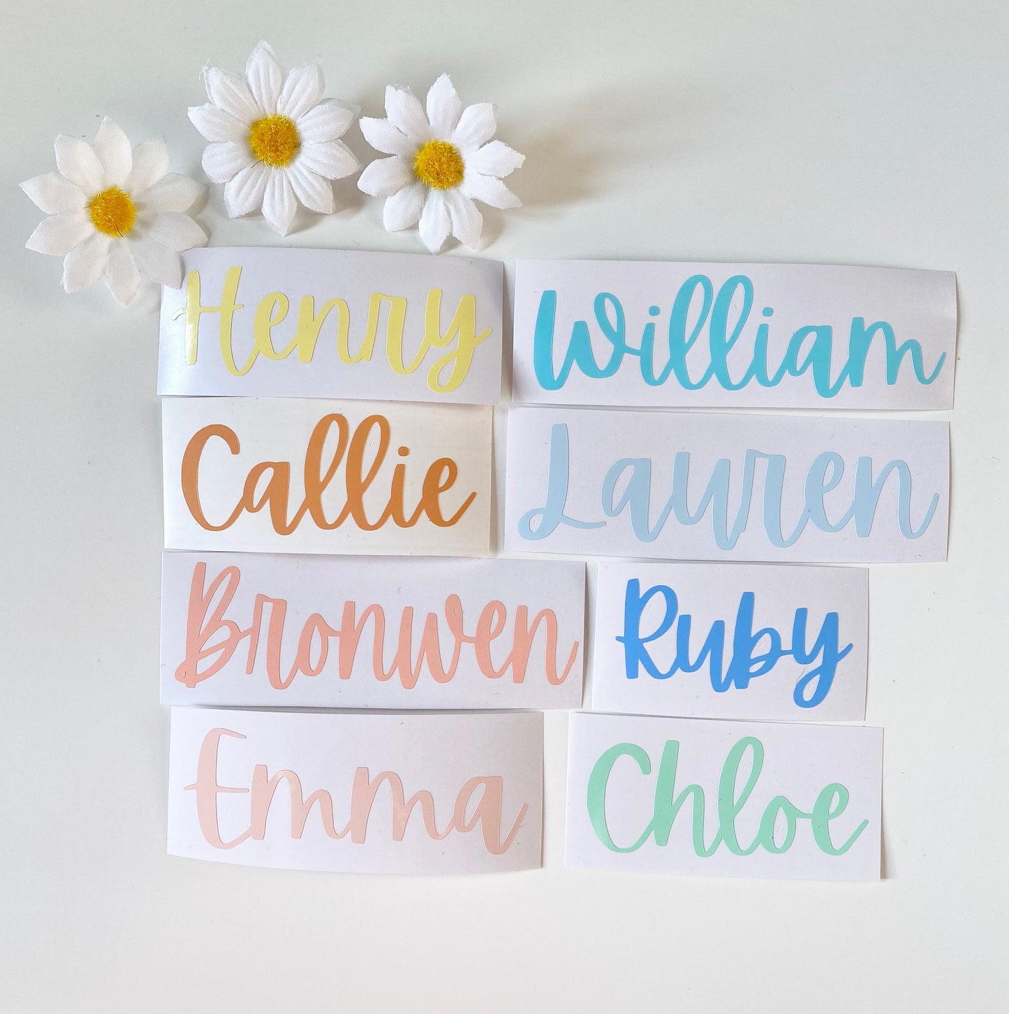 Personalised SMALL Vinyl Decal Stickers