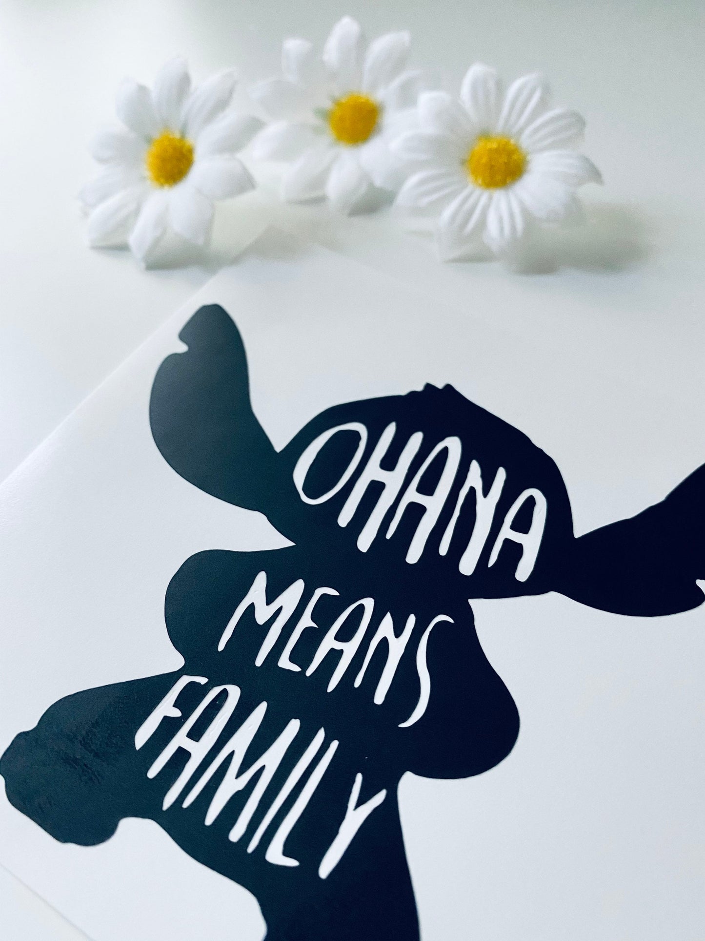 Ohana Means Family Vinyl Decal Sticker