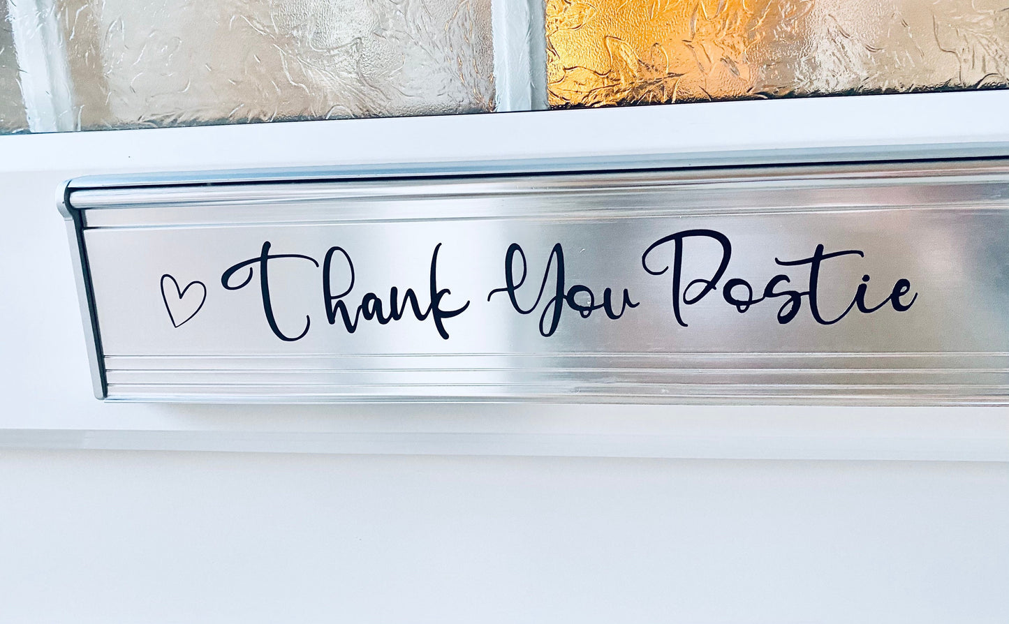 Thank You Postie Vinyl Decal Sticker