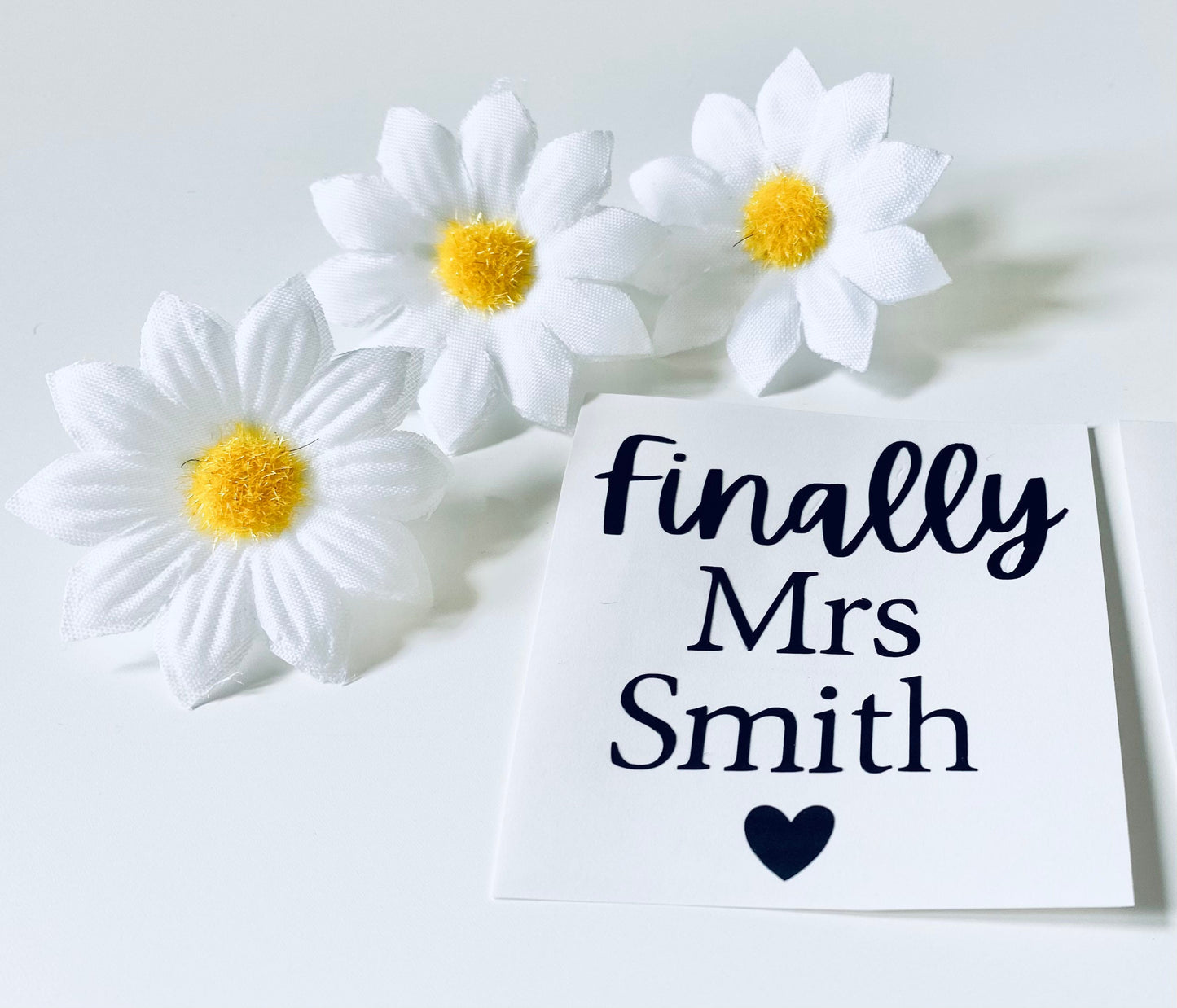 Personalised Wedding Shoes Vinyl Decal Sticker