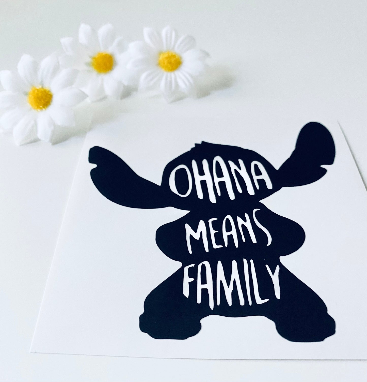 Ohana Means Family Vinyl Decal Sticker