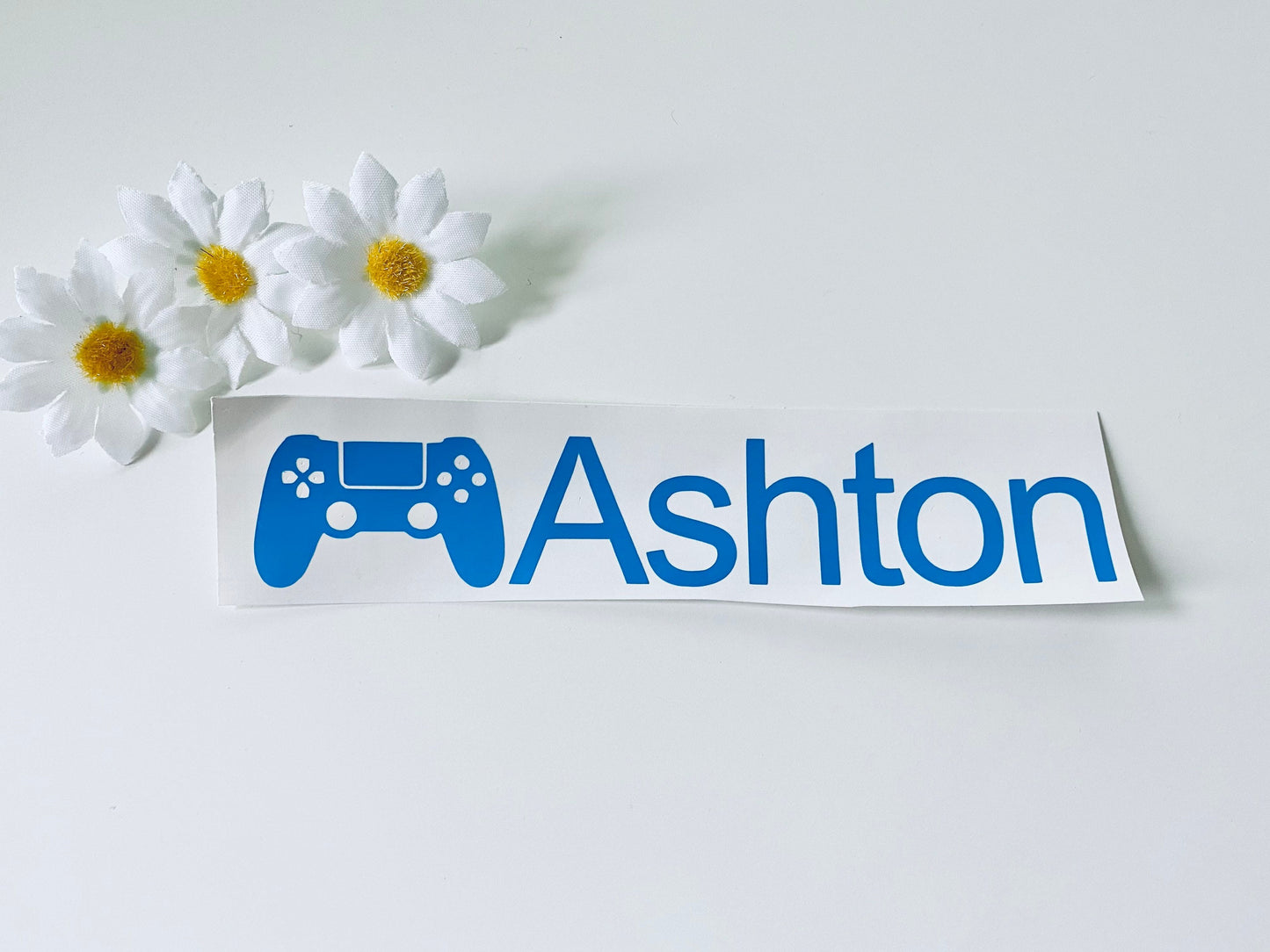 Personalised Controller Vinyl Decal Sticker