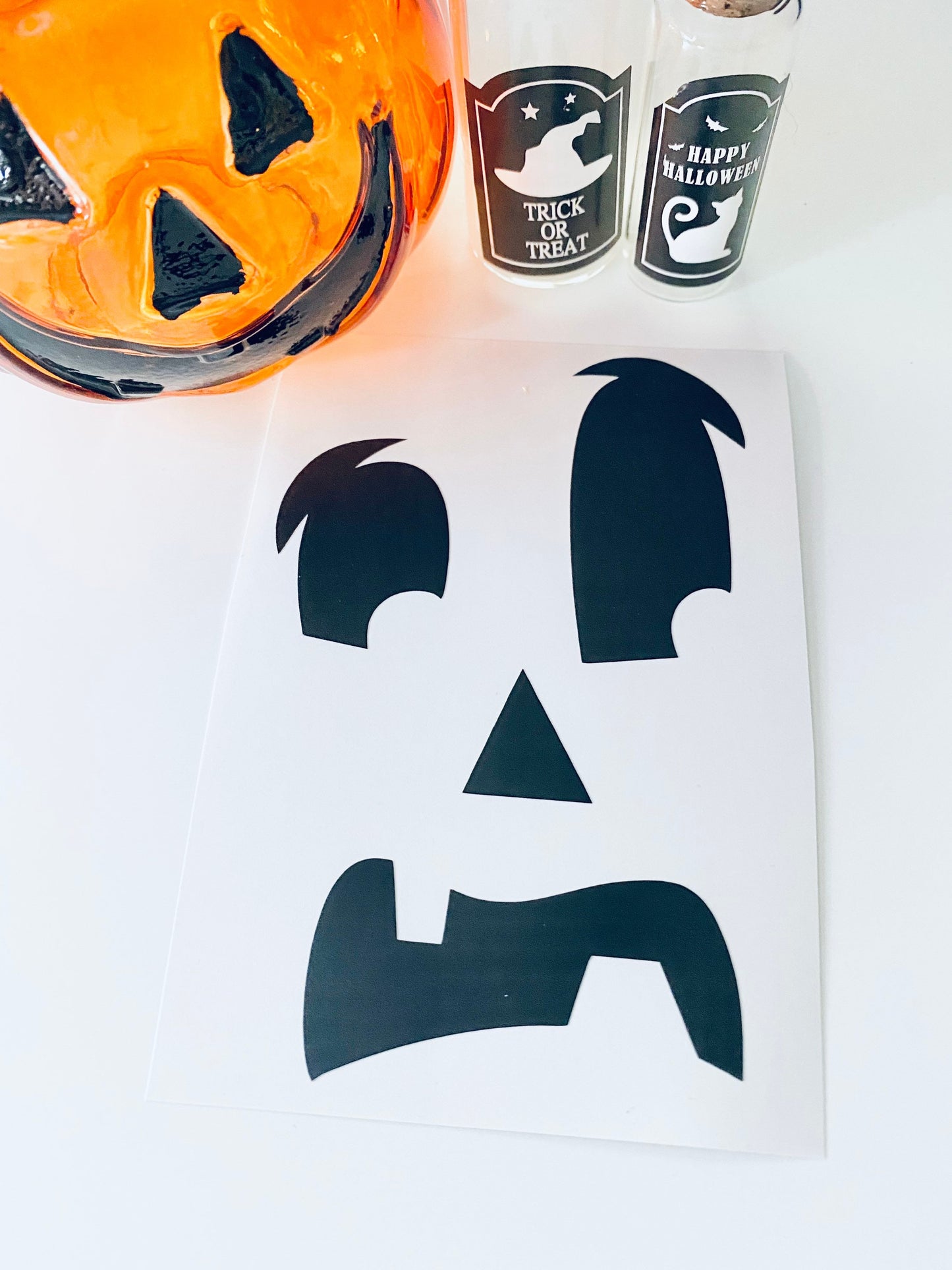 Halloween Scary Faces Vinyl Decal Sticker