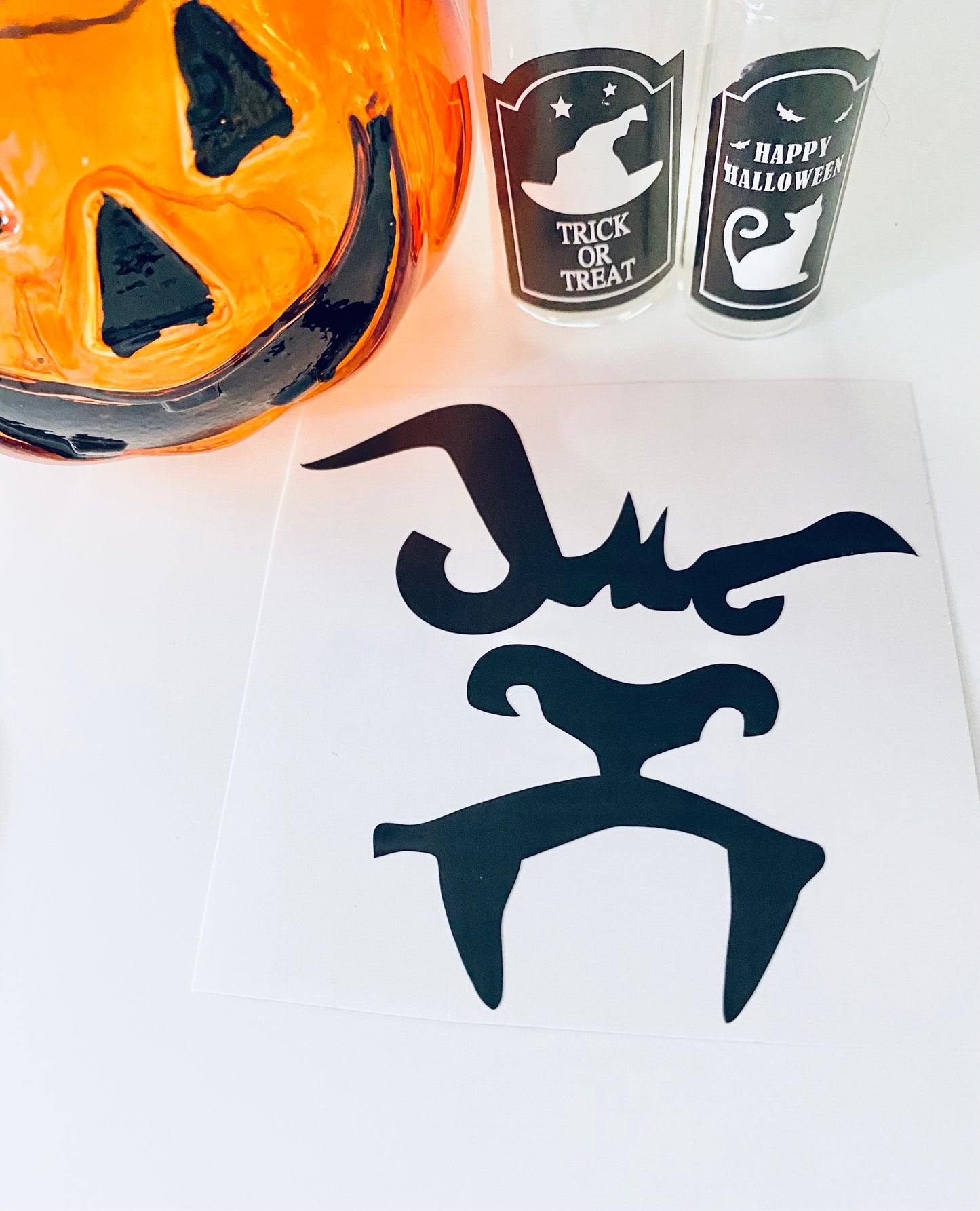 Halloween Scary Faces Vinyl Decal Sticker