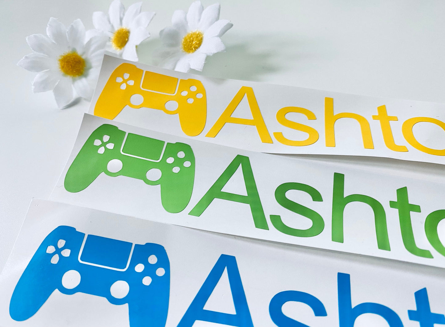 Personalised Controller Vinyl Decal Sticker