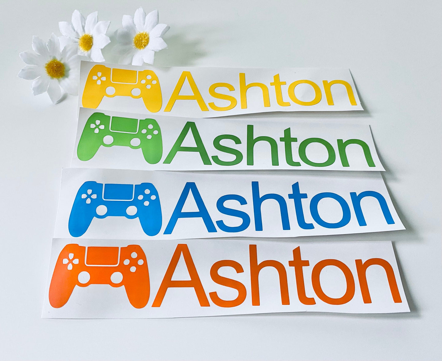 Personalised Controller Vinyl Decal Sticker