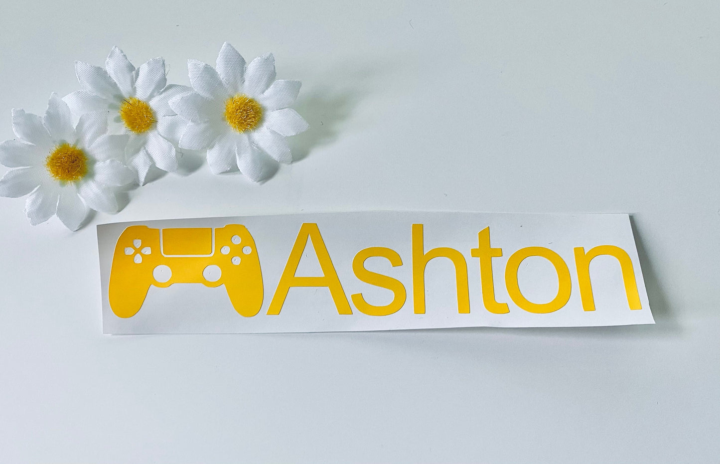 Personalised Controller Vinyl Decal Sticker