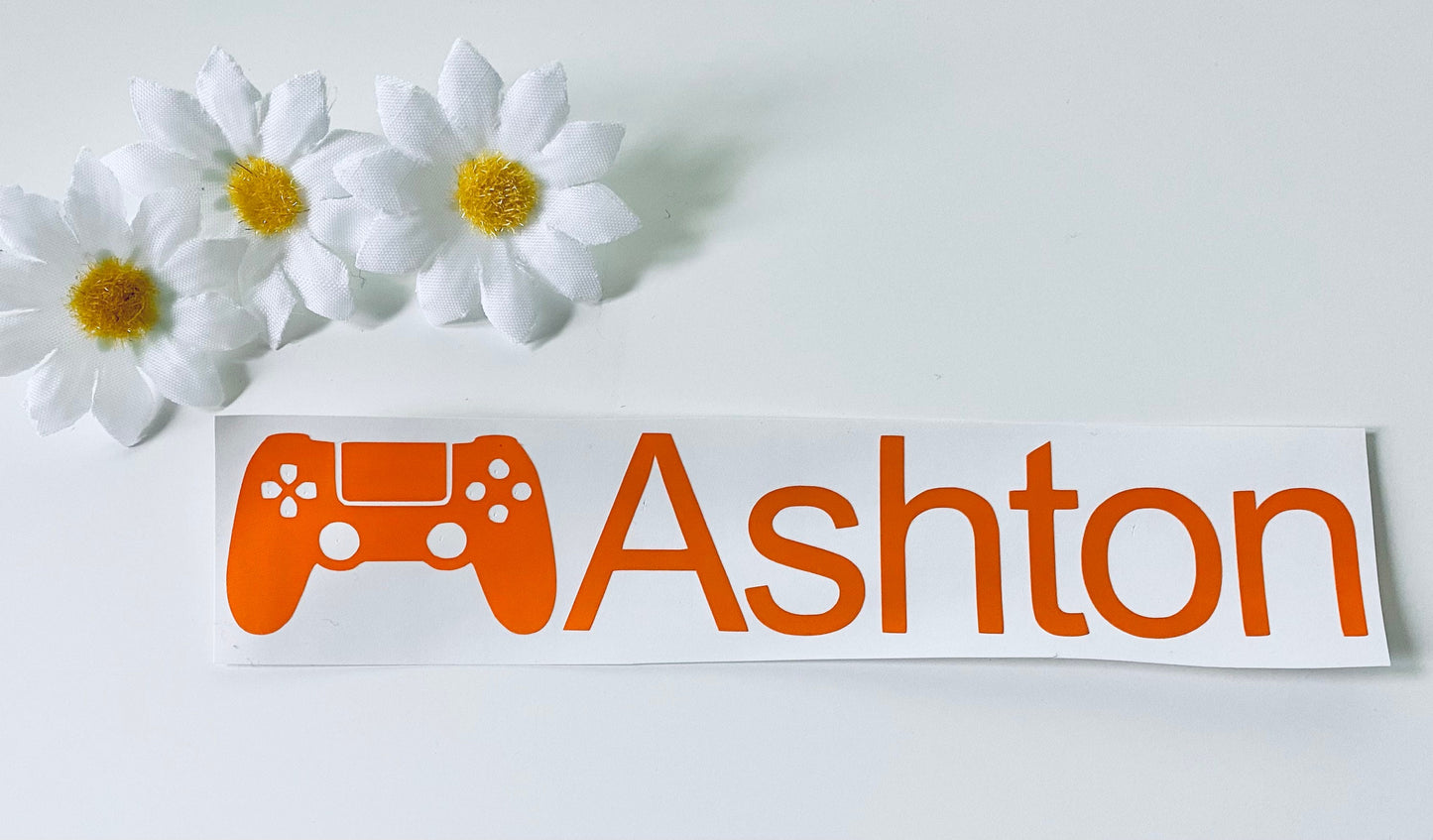 Personalised Controller Vinyl Decal Sticker