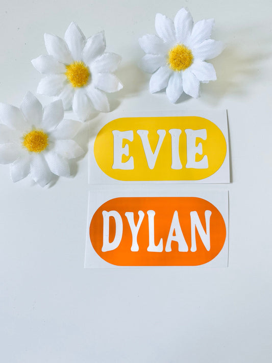 Personalised Vinyl Decal Stickers