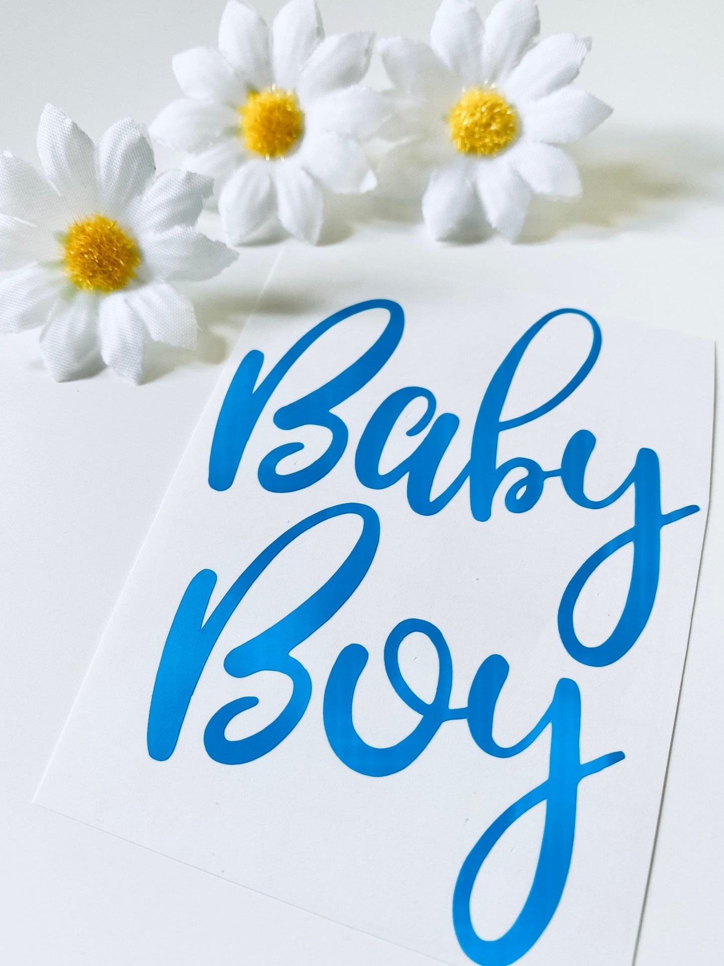 Baby Boy Vinyl Decal Sticker - Baby Shower Vinyls