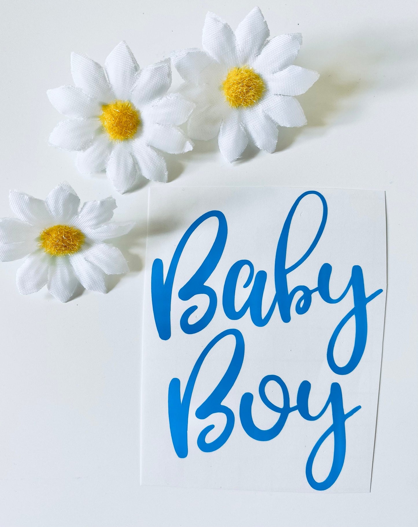 Baby Boy Vinyl Decal Sticker - Baby Shower Vinyls