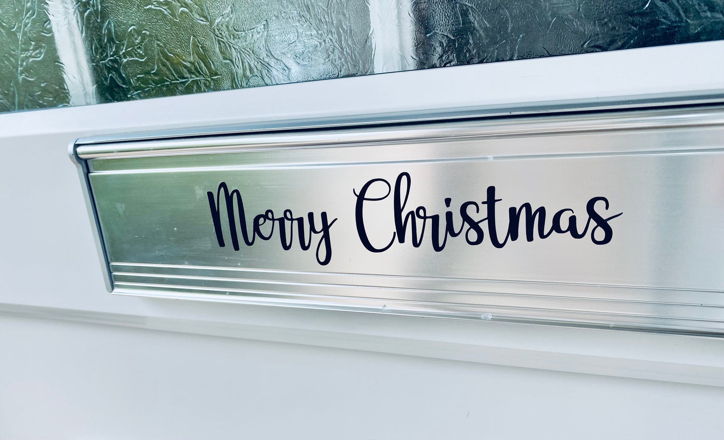 Christmas Letter Box Vinyl Decal Sticker