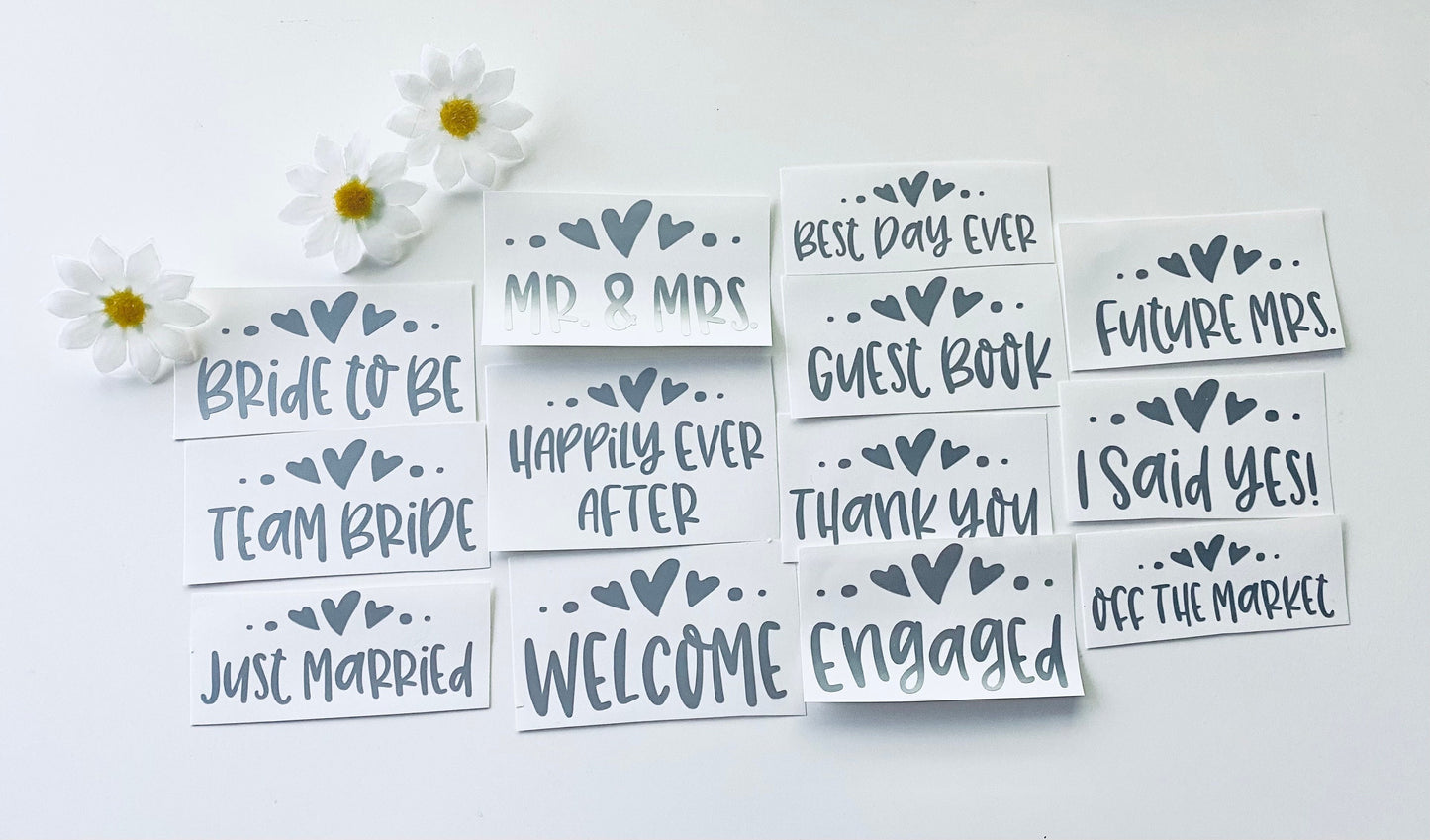 Wedding  Vinyl Decal Sticker