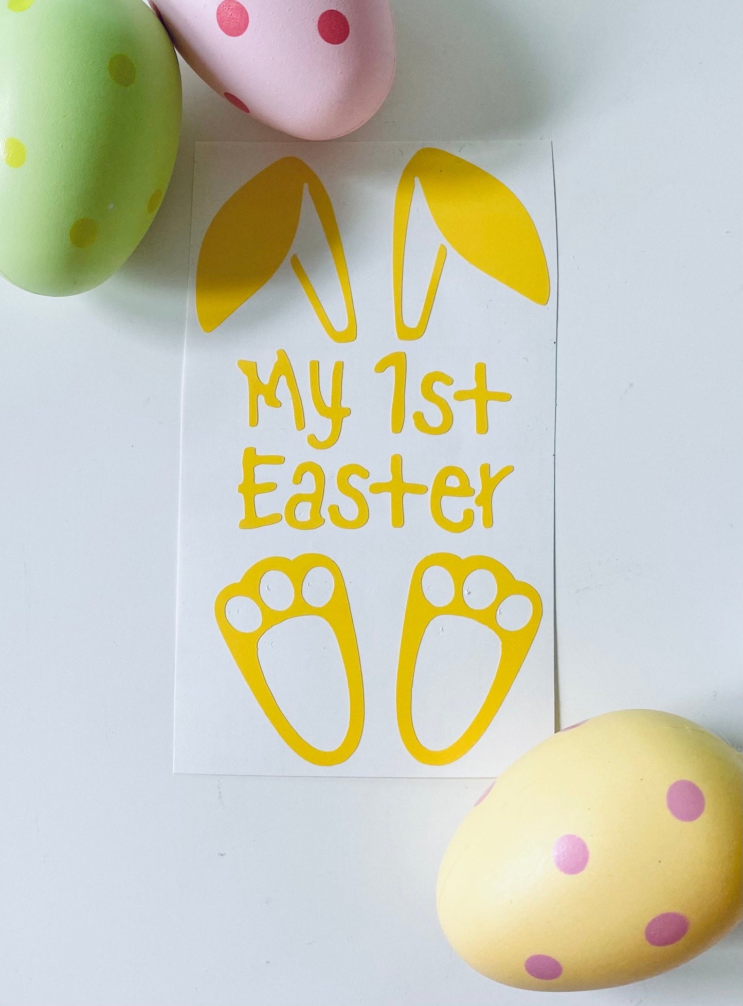 My 1st Easter Vinyl Decal Sticker