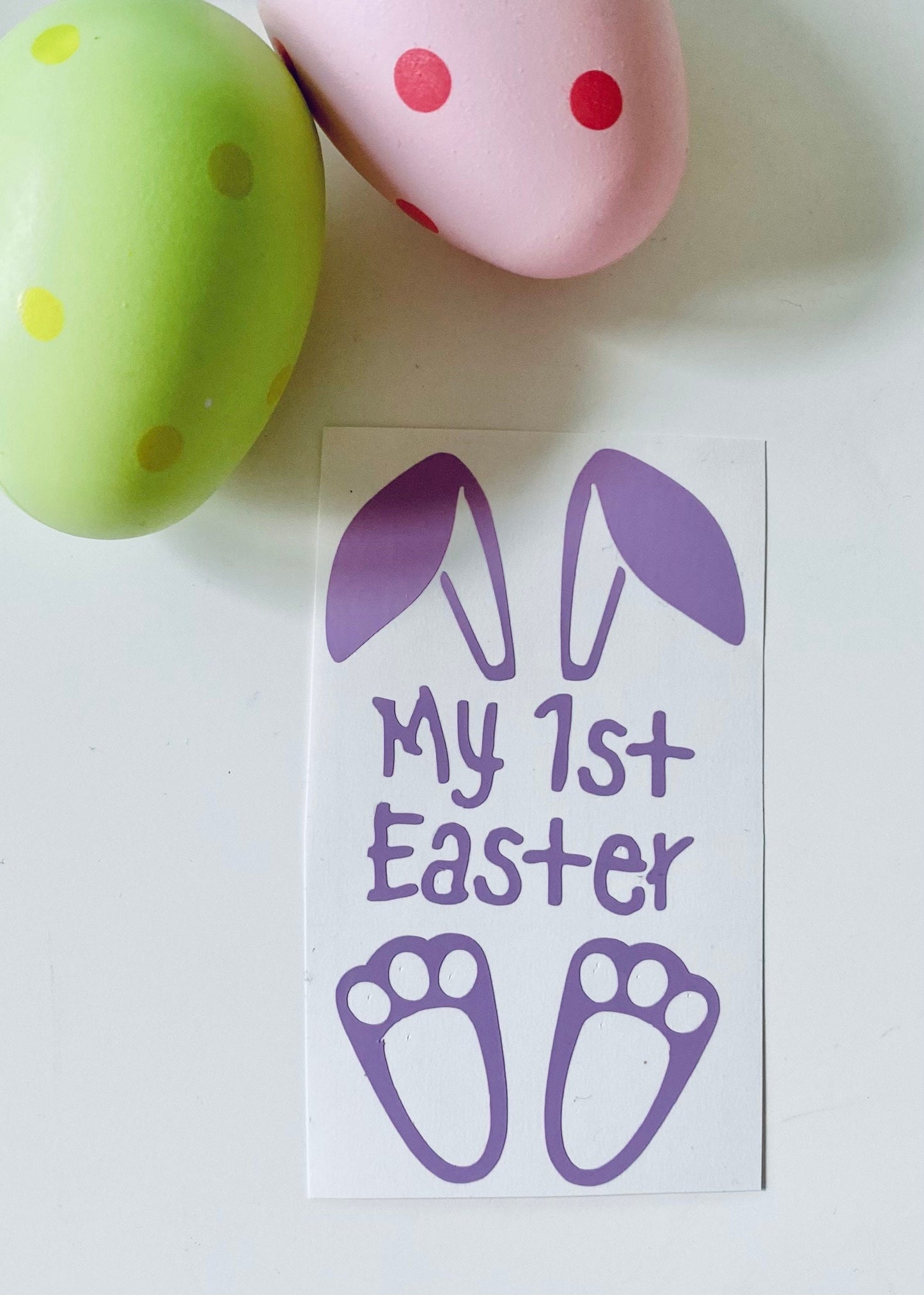 My 1st Easter Vinyl Decal Sticker