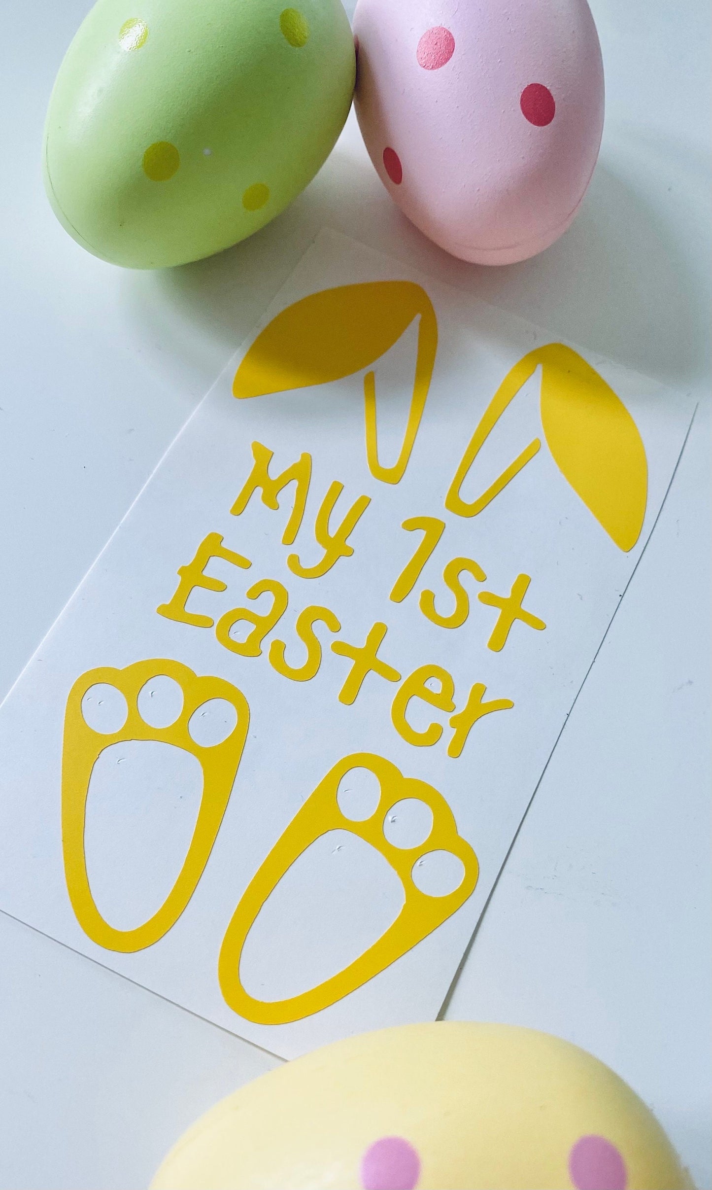 My 1st Easter Vinyl Decal Sticker