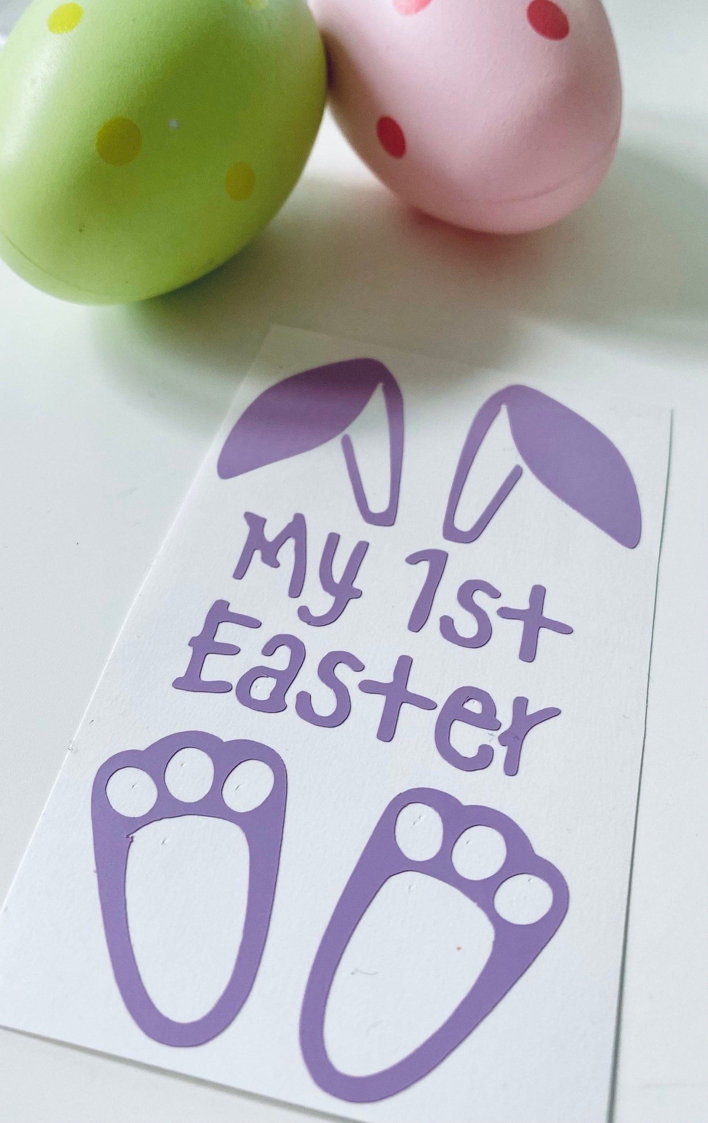 My 1st Easter Vinyl Decal Sticker