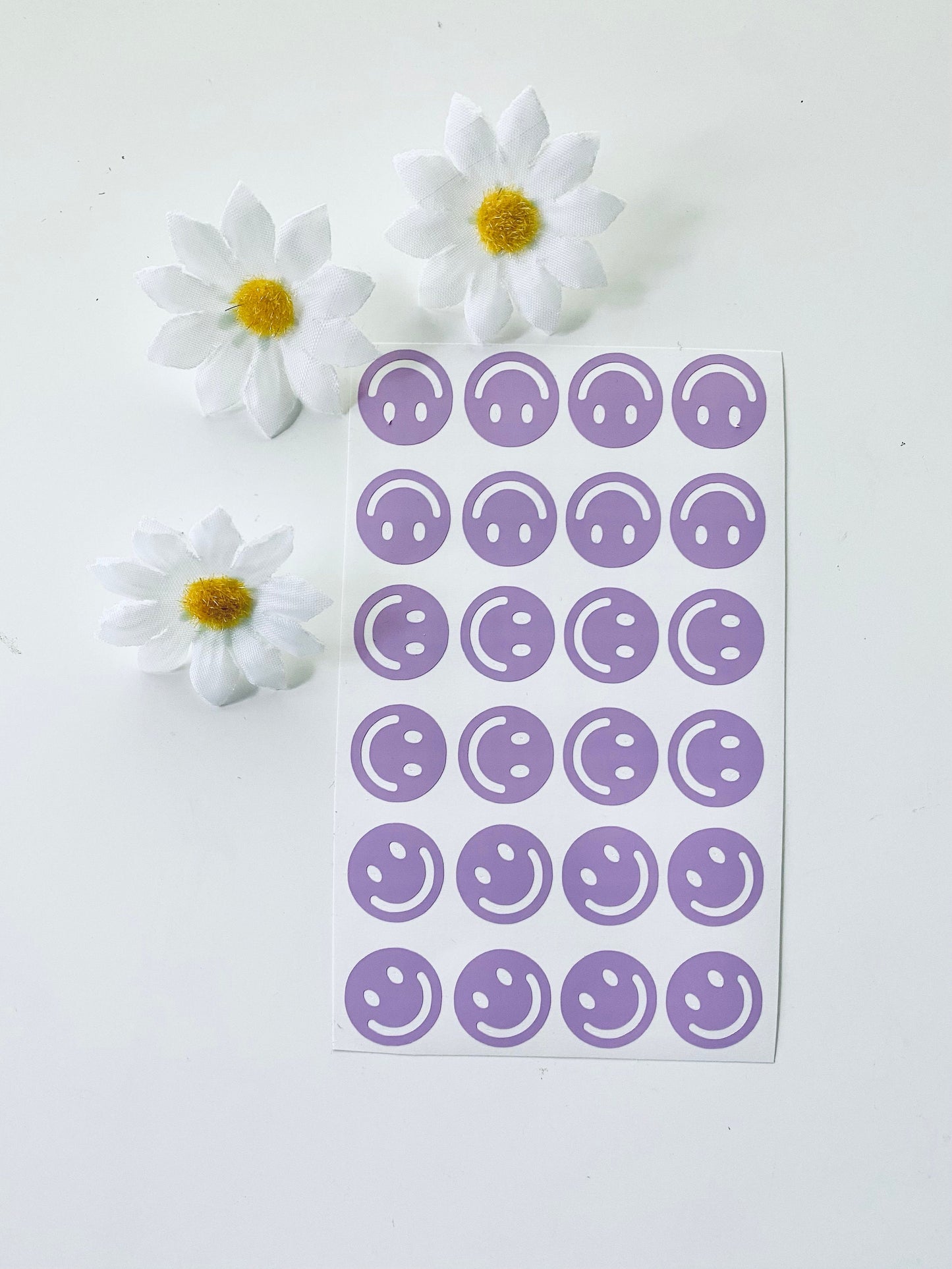 Smiley Faces  x 24 Vinyl Decal Stickers