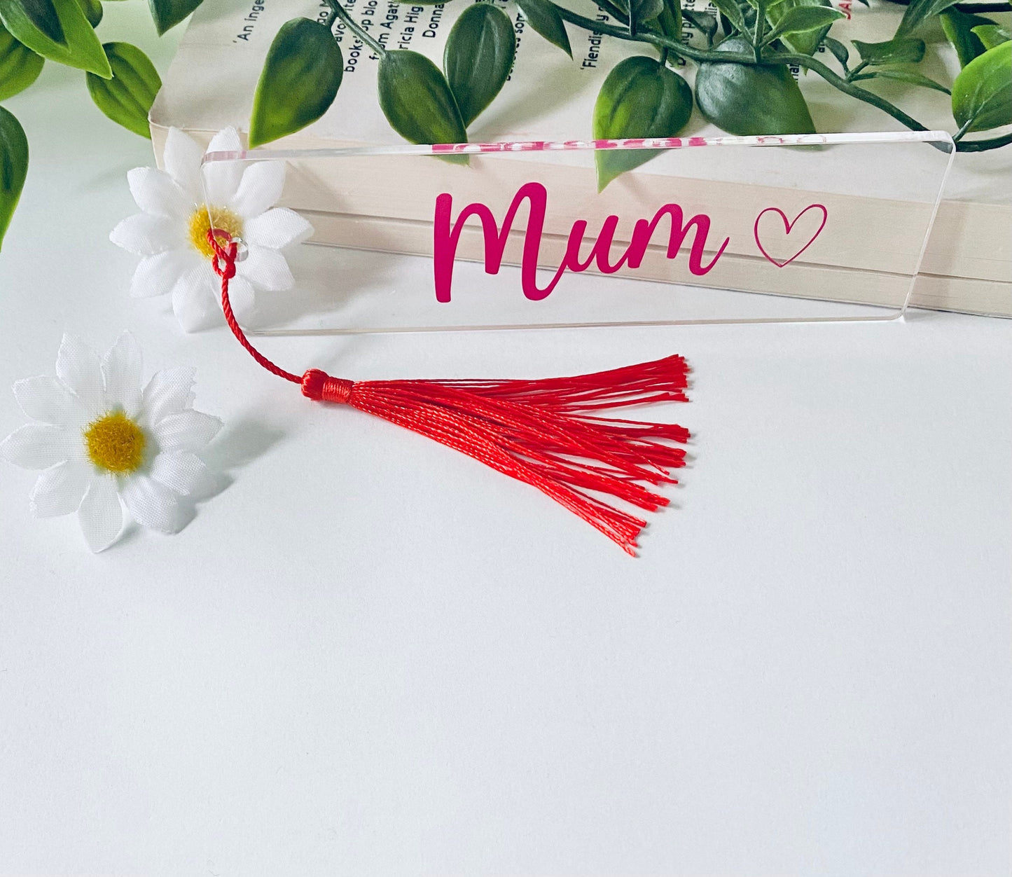 Personalised Acrylic Bookmarker - Book Lover Gifts Ideas