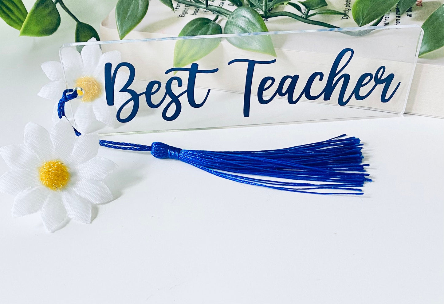 Acrylic Bookmarkers - Best Teacher  - Teacher Gift Ideas